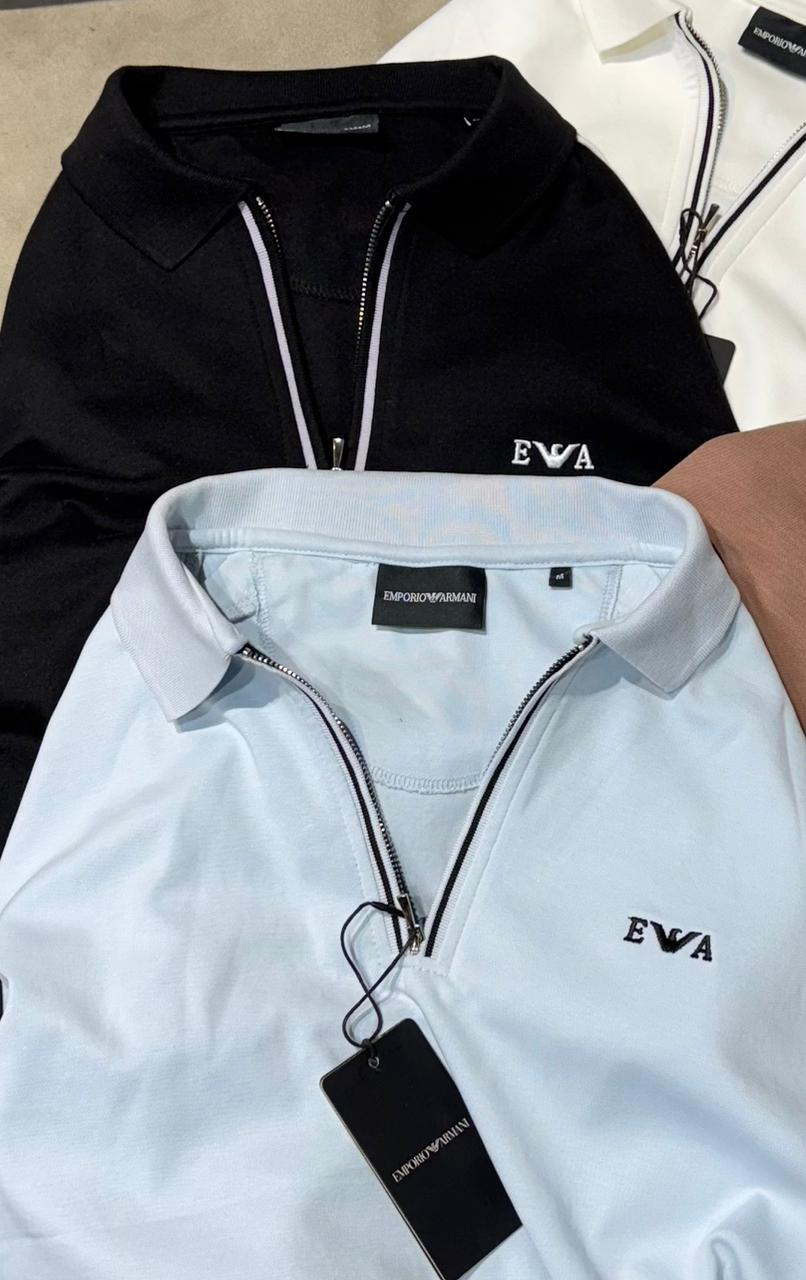 Classic Half-Zip Collar Polo