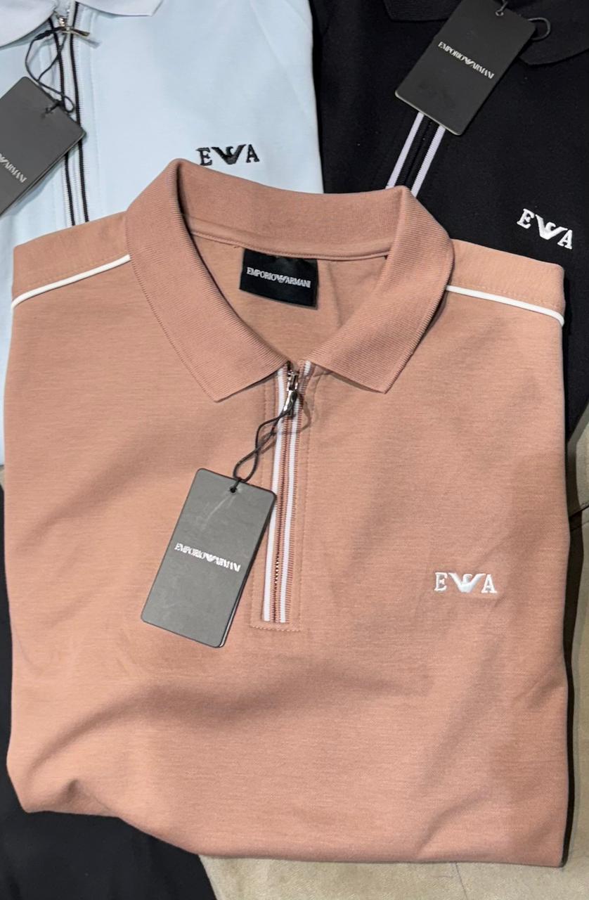 Classic Half-Zip Collar Polo
