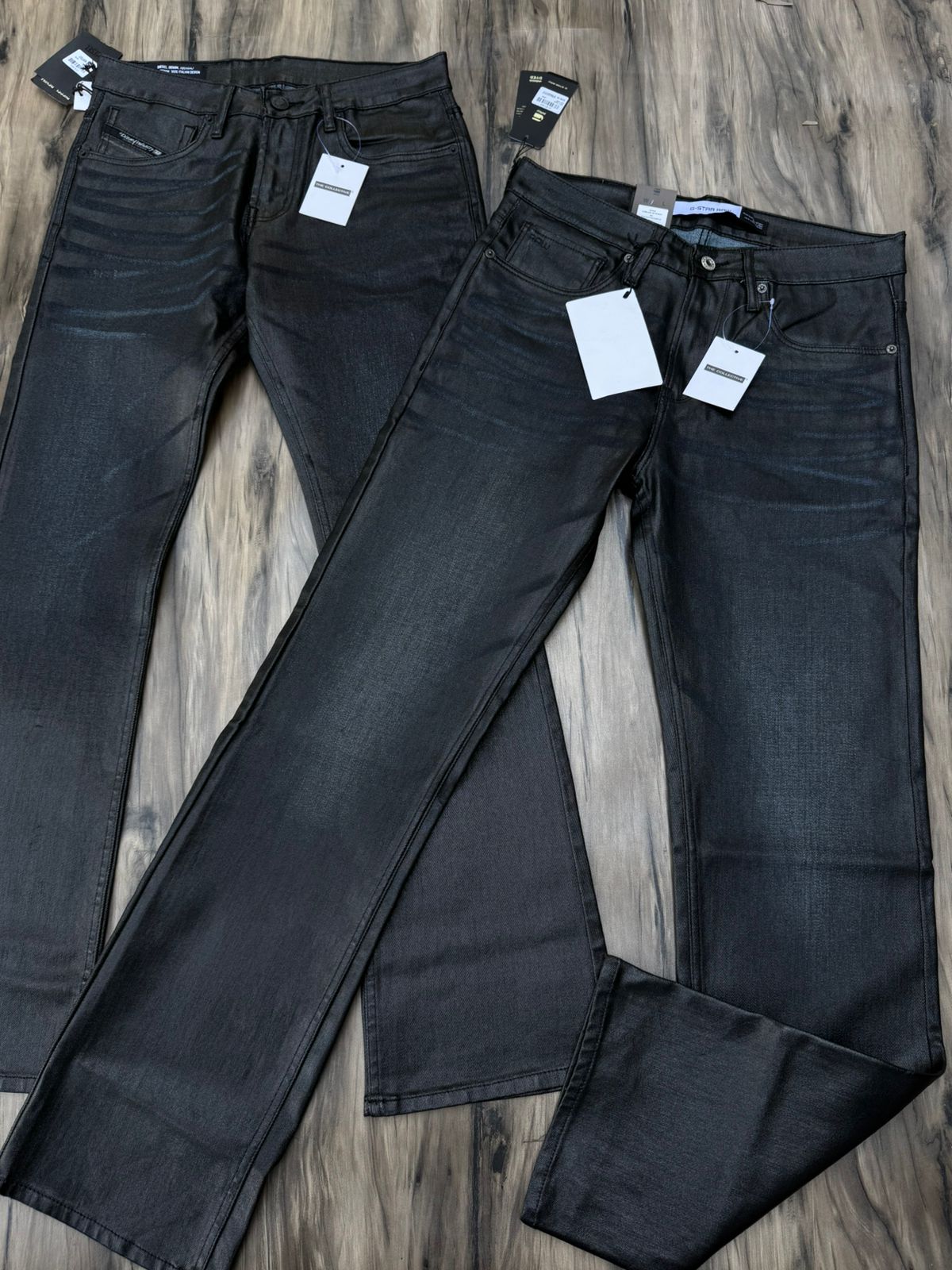 Premium Leather Finish Denim