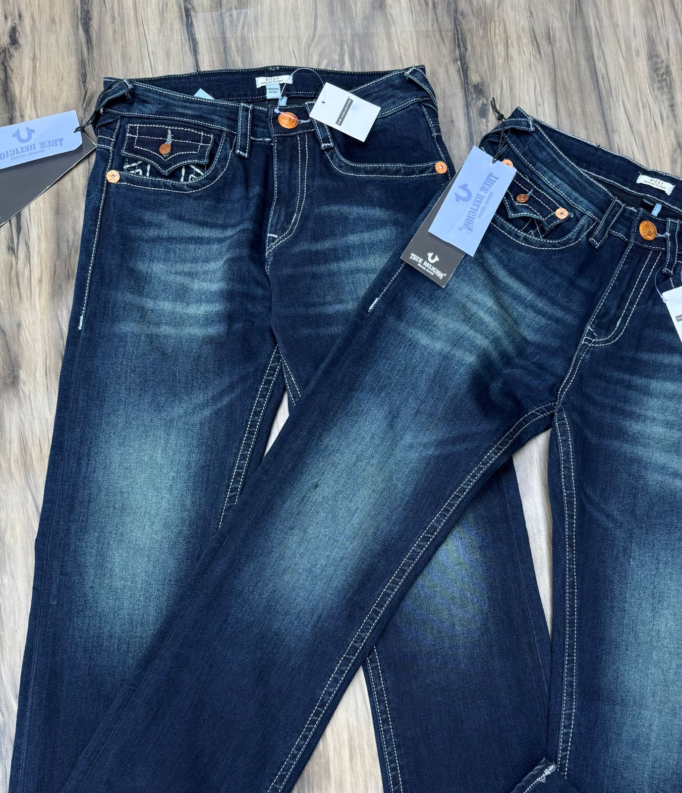 Premium Embroidered Straight Fit Denim