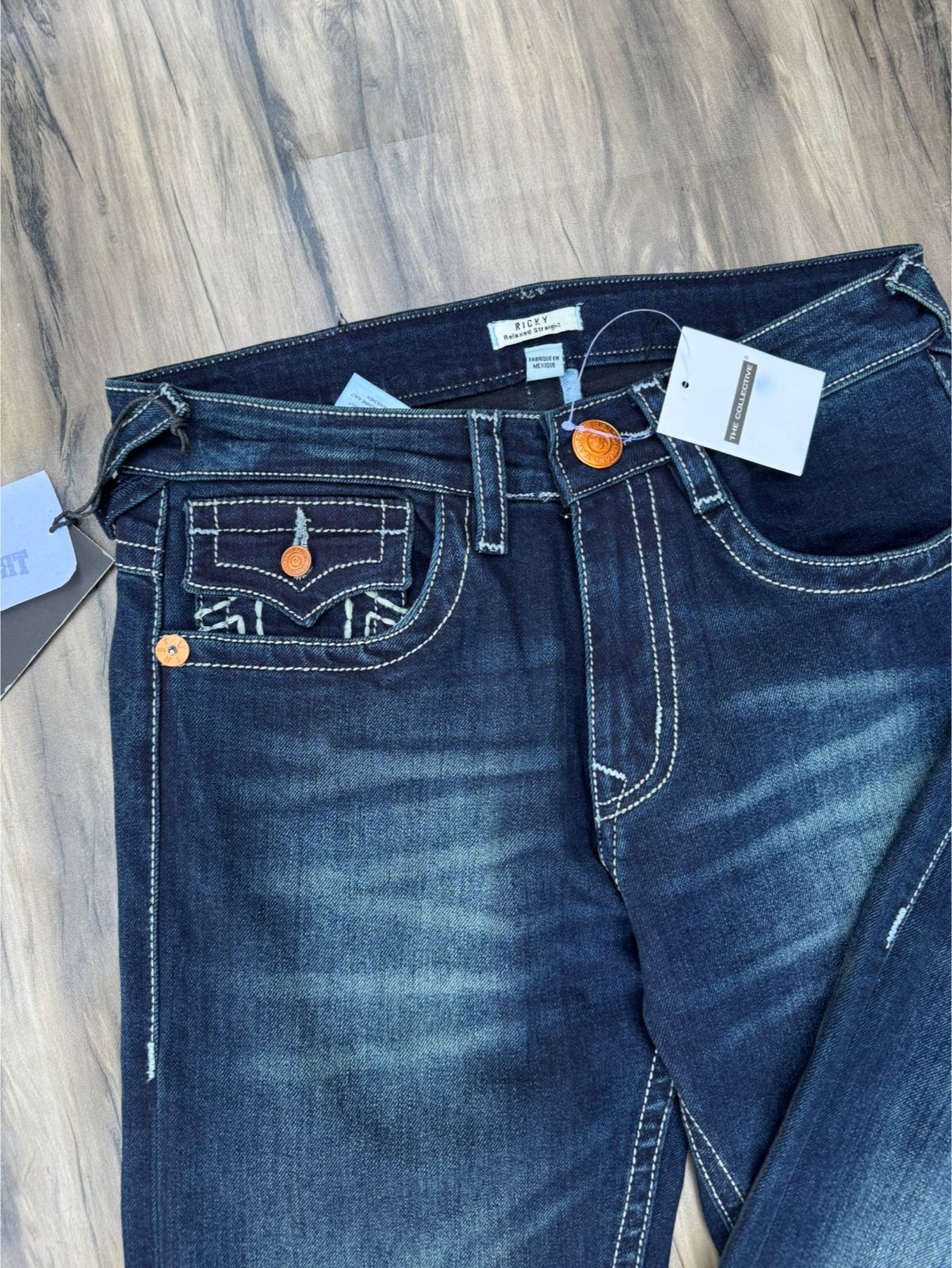 Premium Embroidered Straight Fit Denim