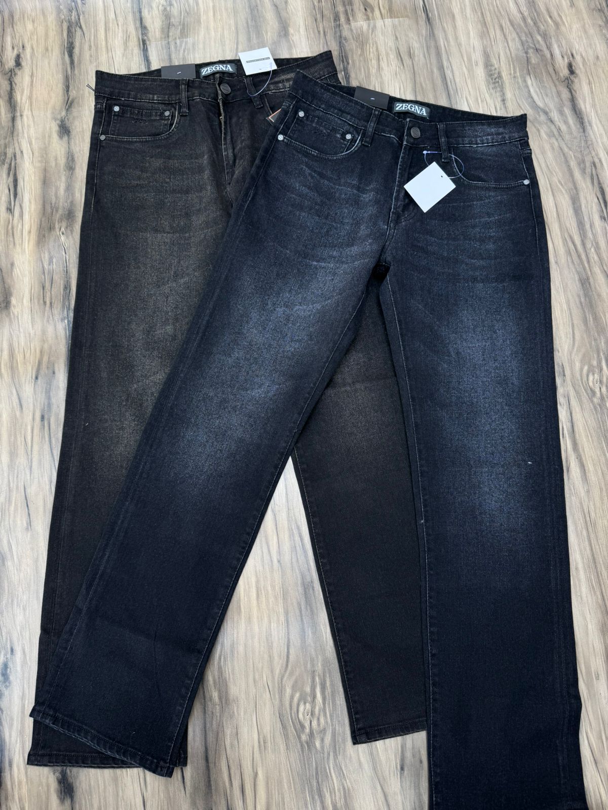 Dark Wash Straight Fit Denim