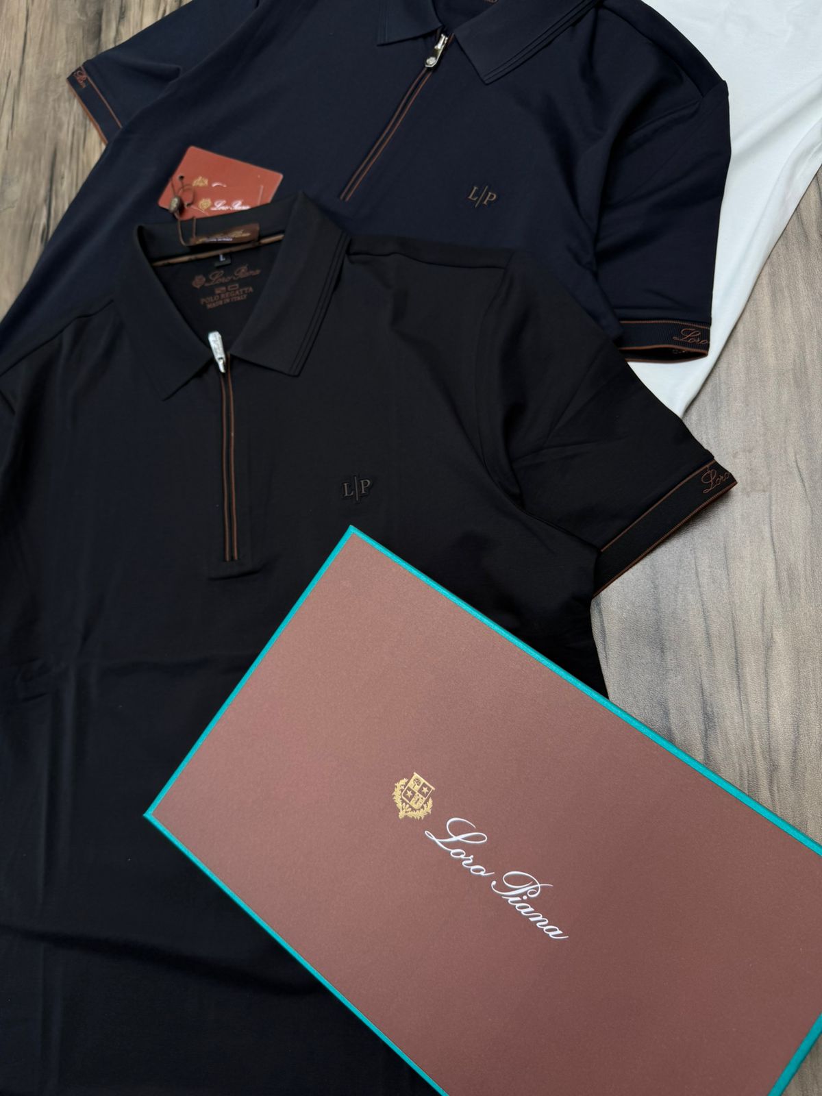 Luxury Half-Zip Premium Polo