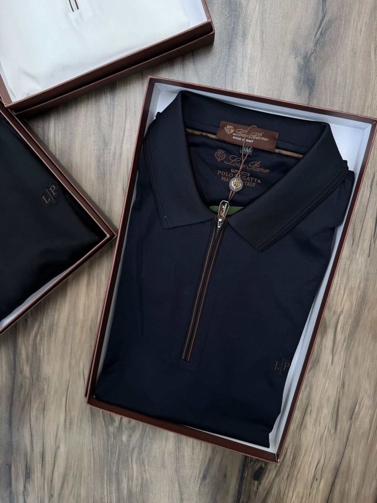 Luxury Half-Zip Premium Polo