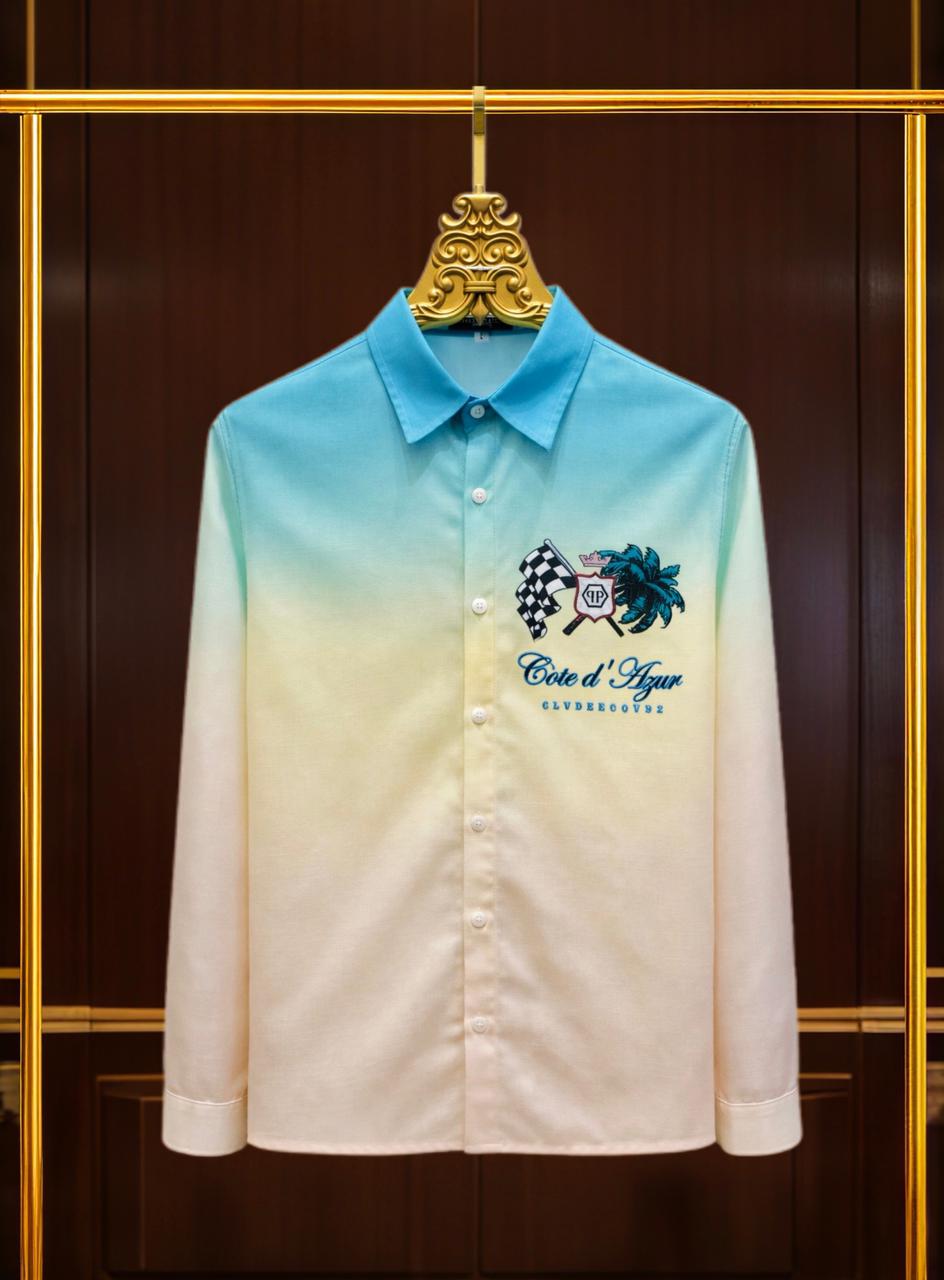 Riviera Gradient Linen Shirt