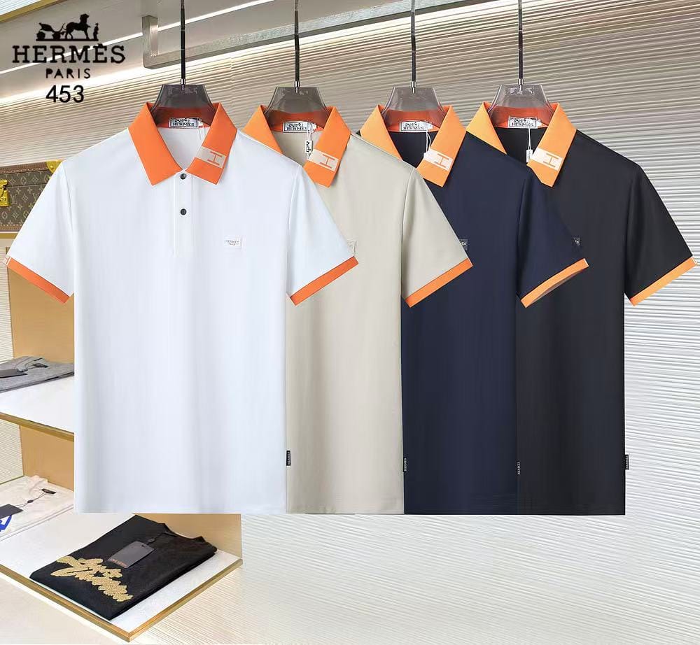 Premium Contrast Collar Polo