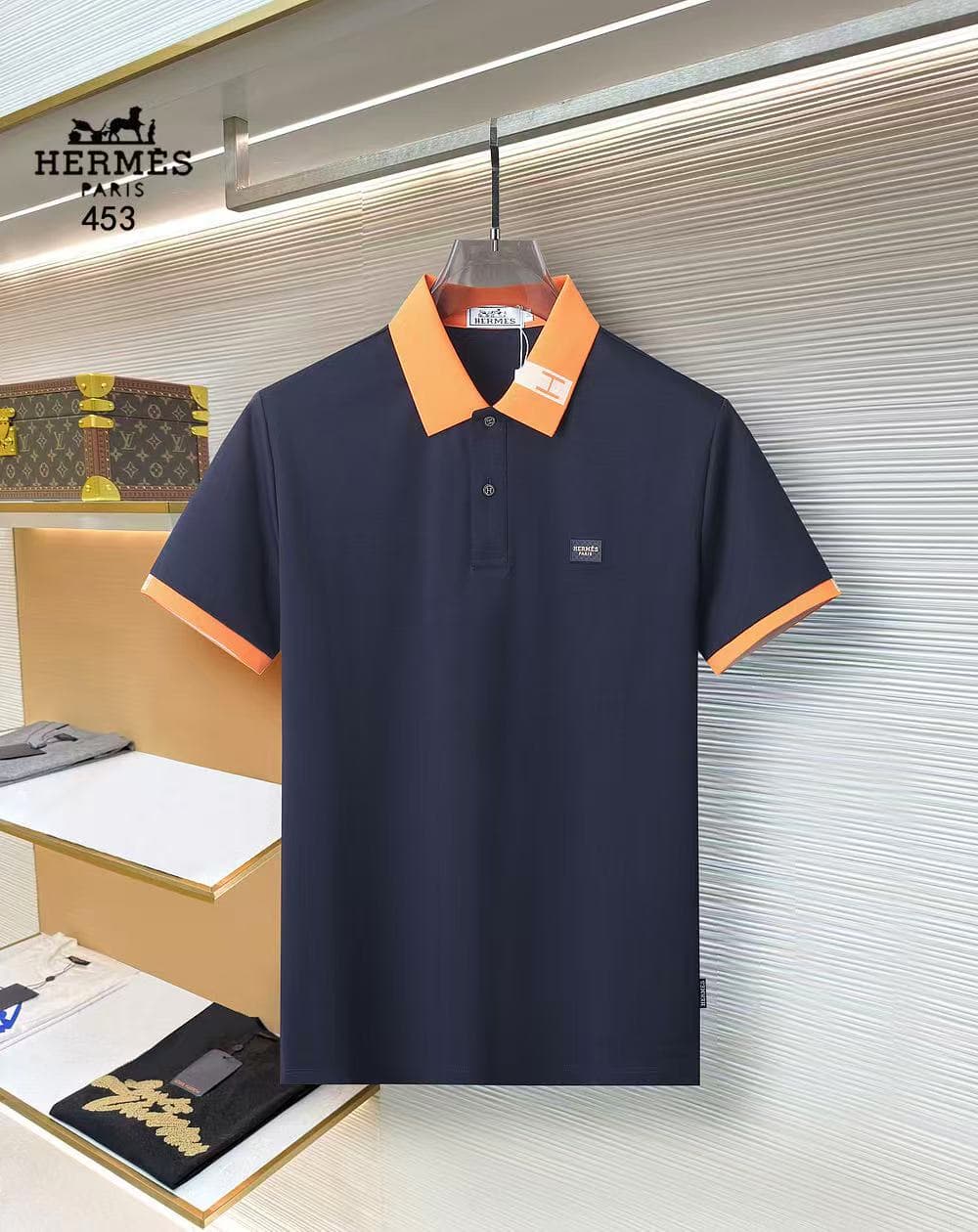 Premium Contrast Collar Polo
