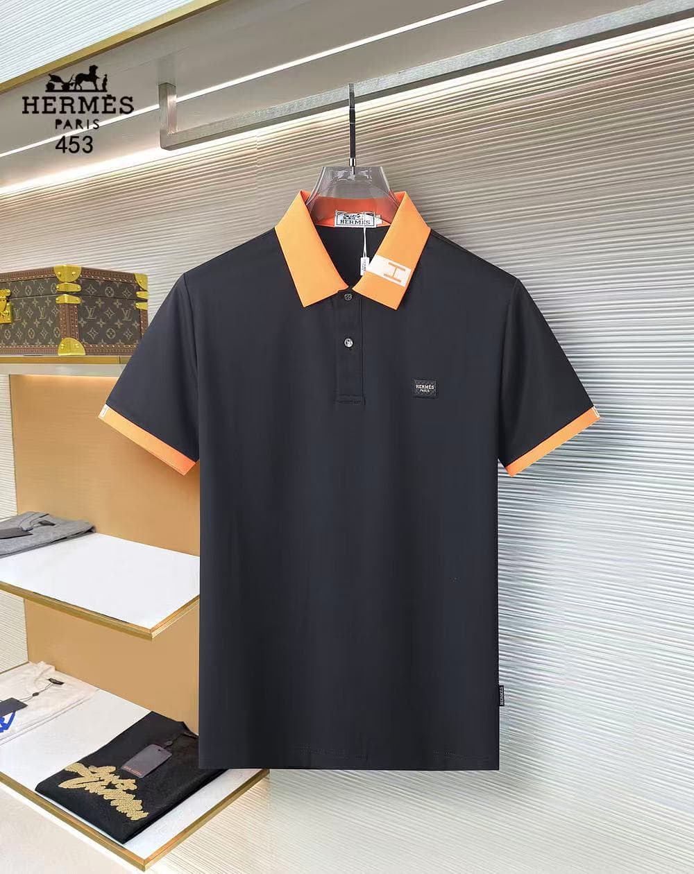 Premium Contrast Collar Polo