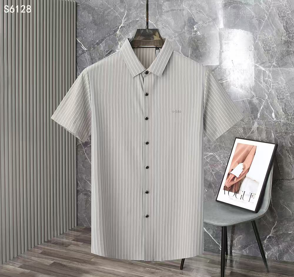 Premium Striped Short Sleeve Shirt