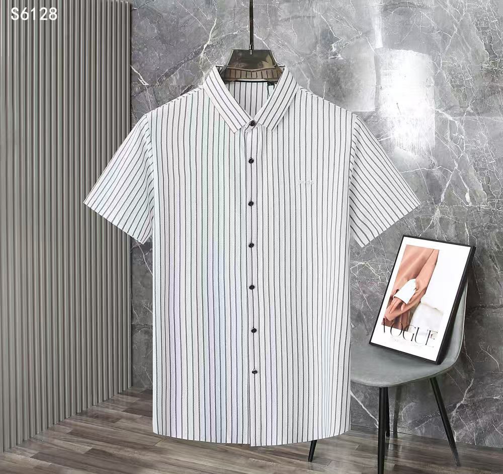 Premium Striped Short Sleeve Shirt