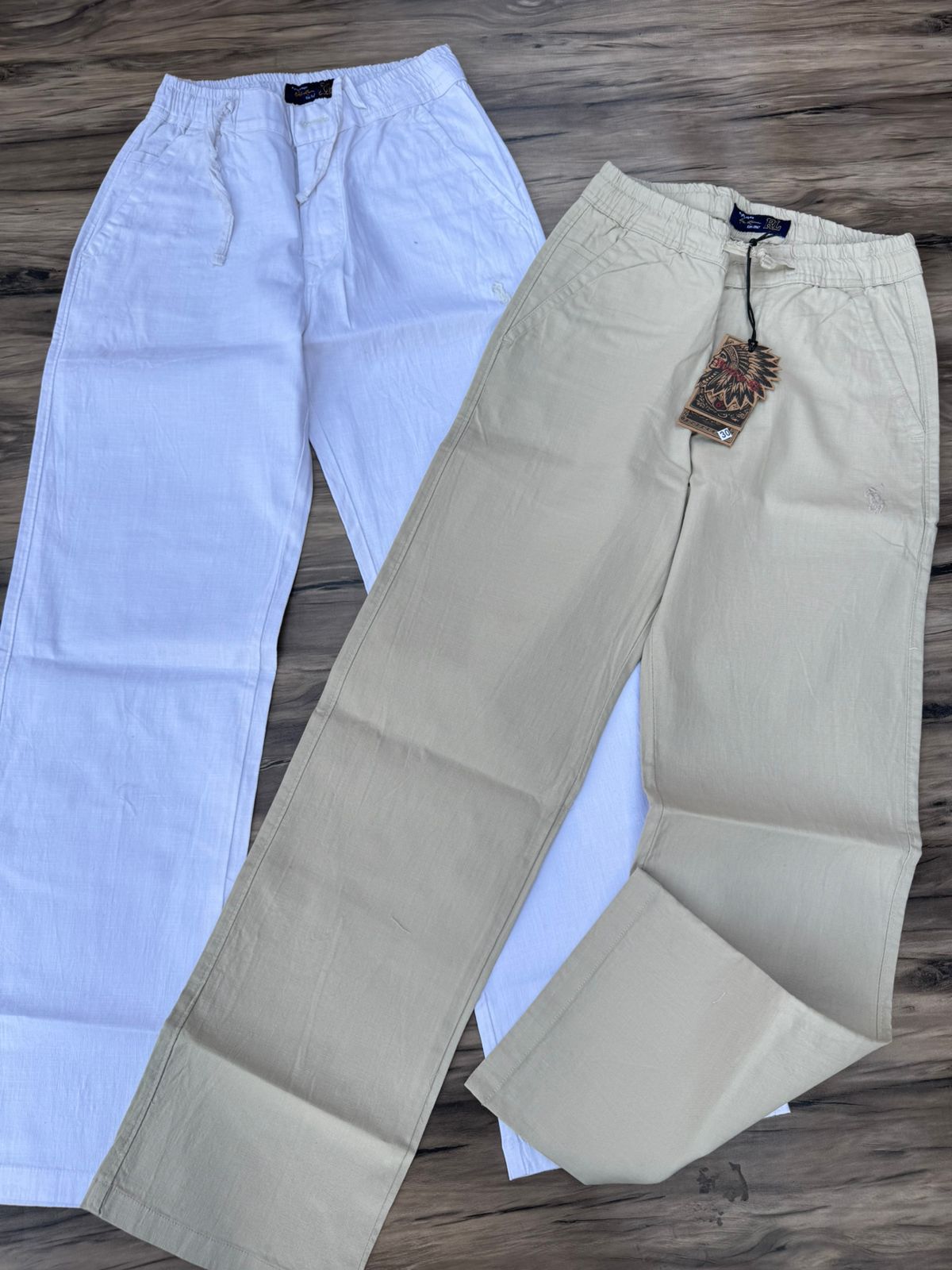 Summer Breeze Cotton Linen Trackpants