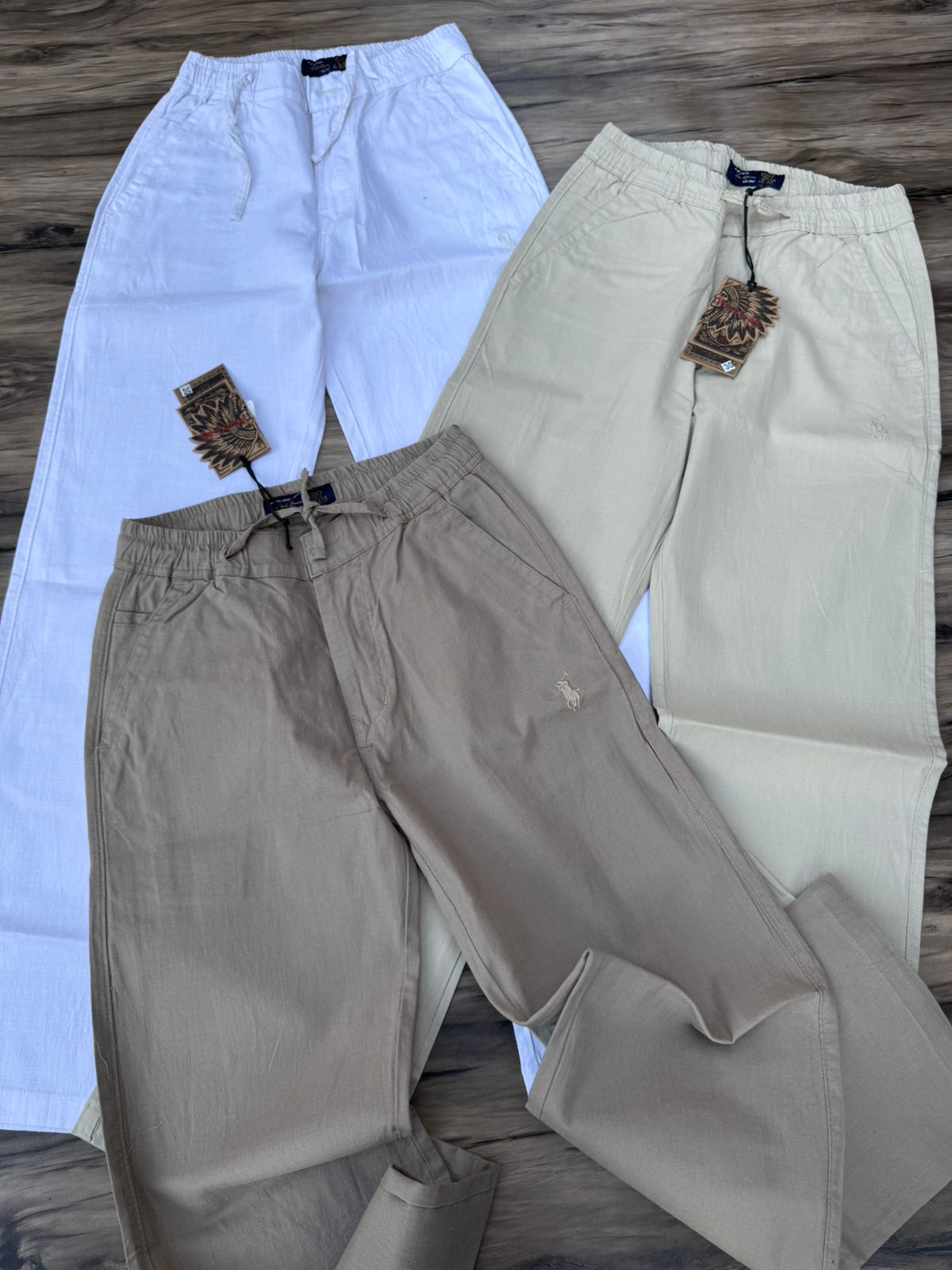 Summer Breeze Cotton Linen Trackpants