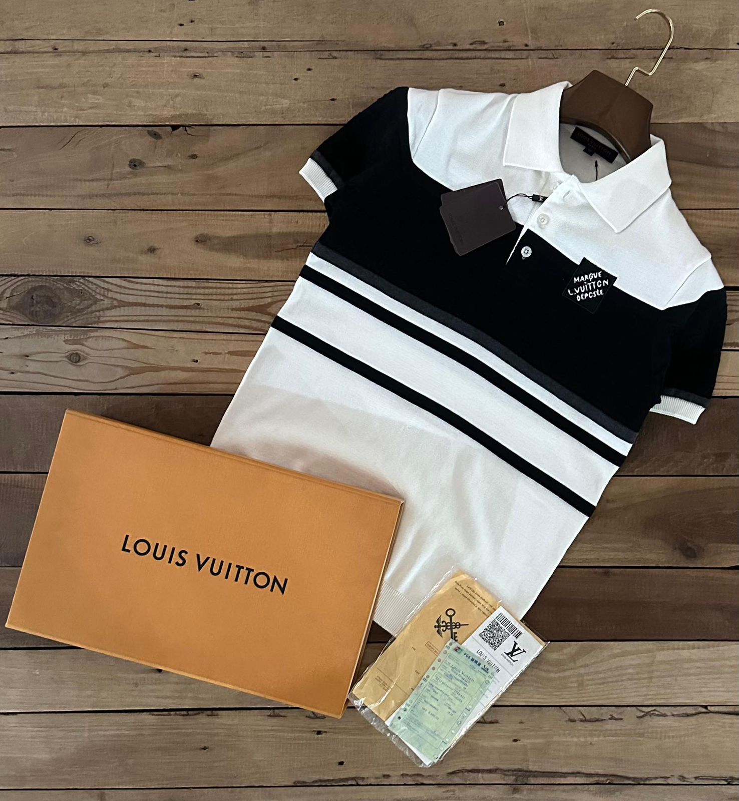 Signature Stripe Knitted Polo