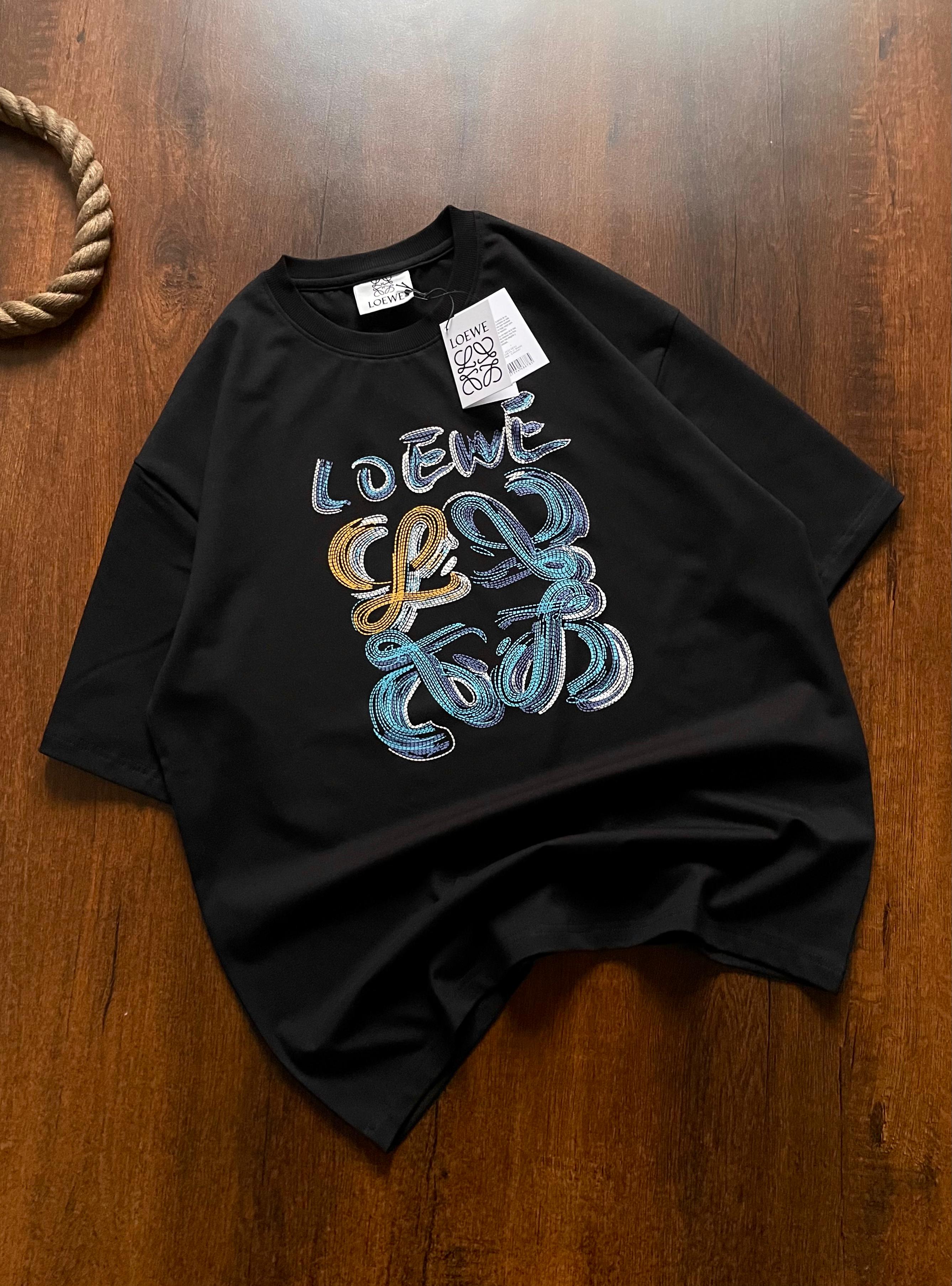Signature Puff Print Oversized Tee