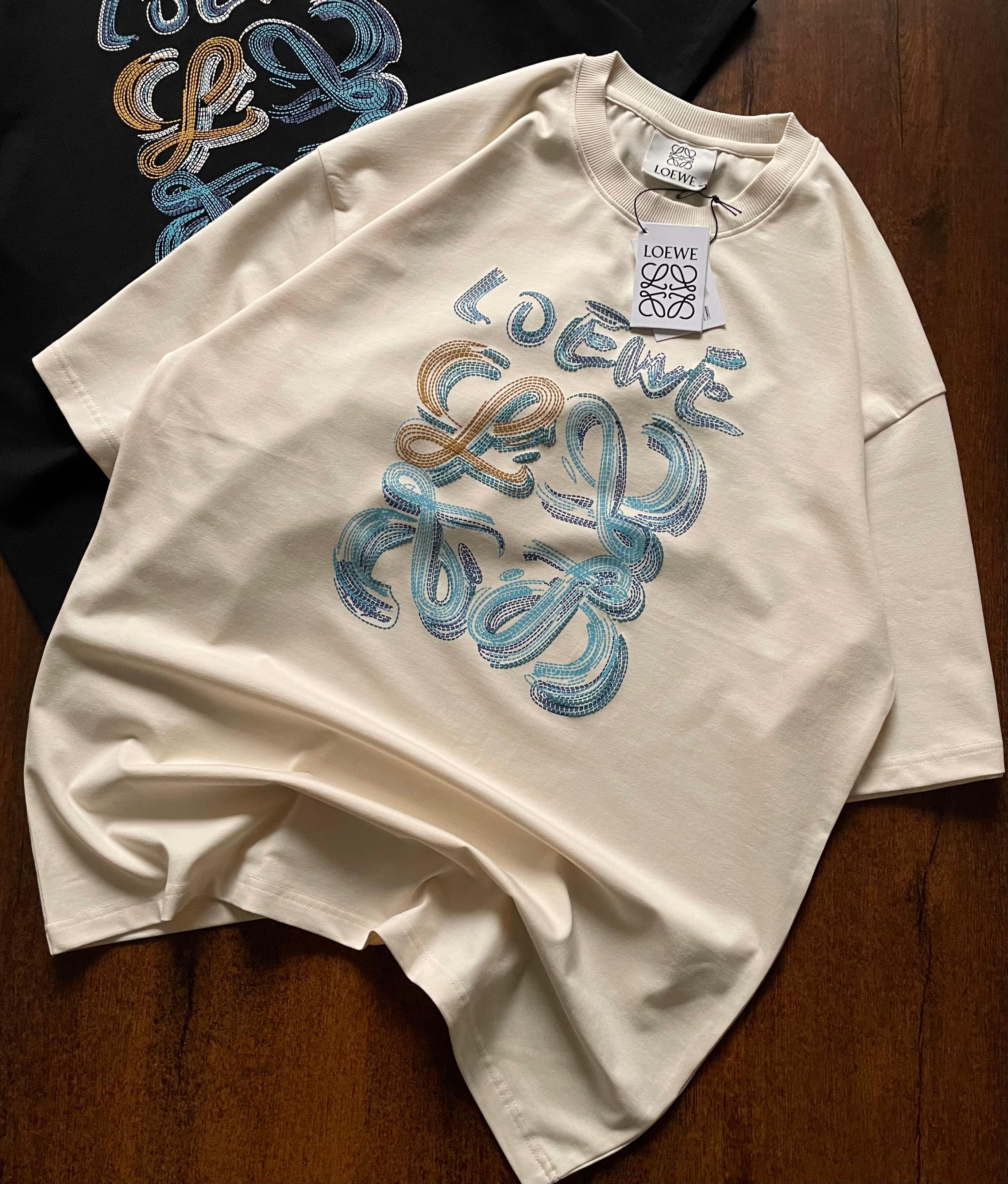 Signature Puff Print Oversized Tee