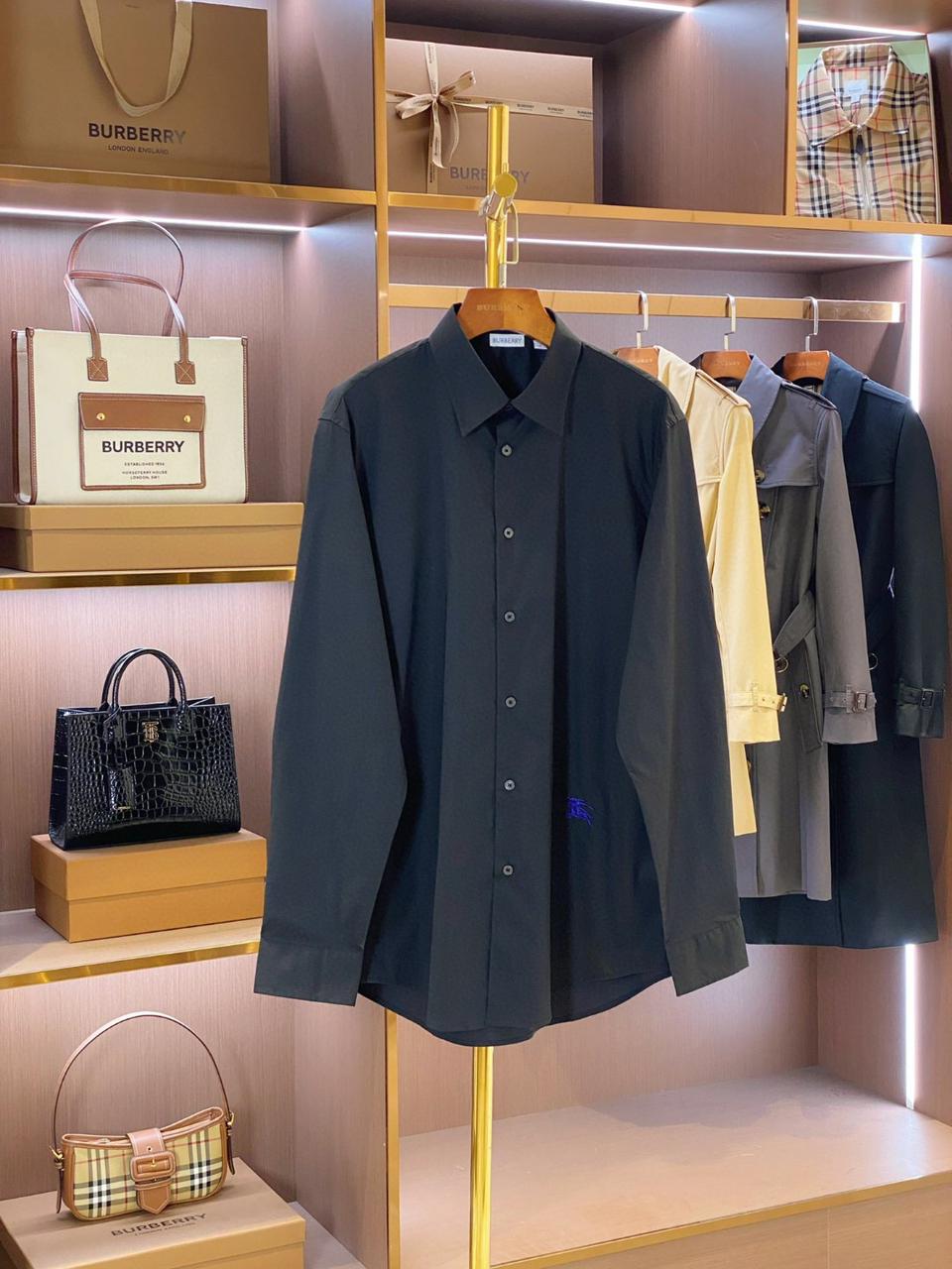 Minimal Logo Formal Shirt