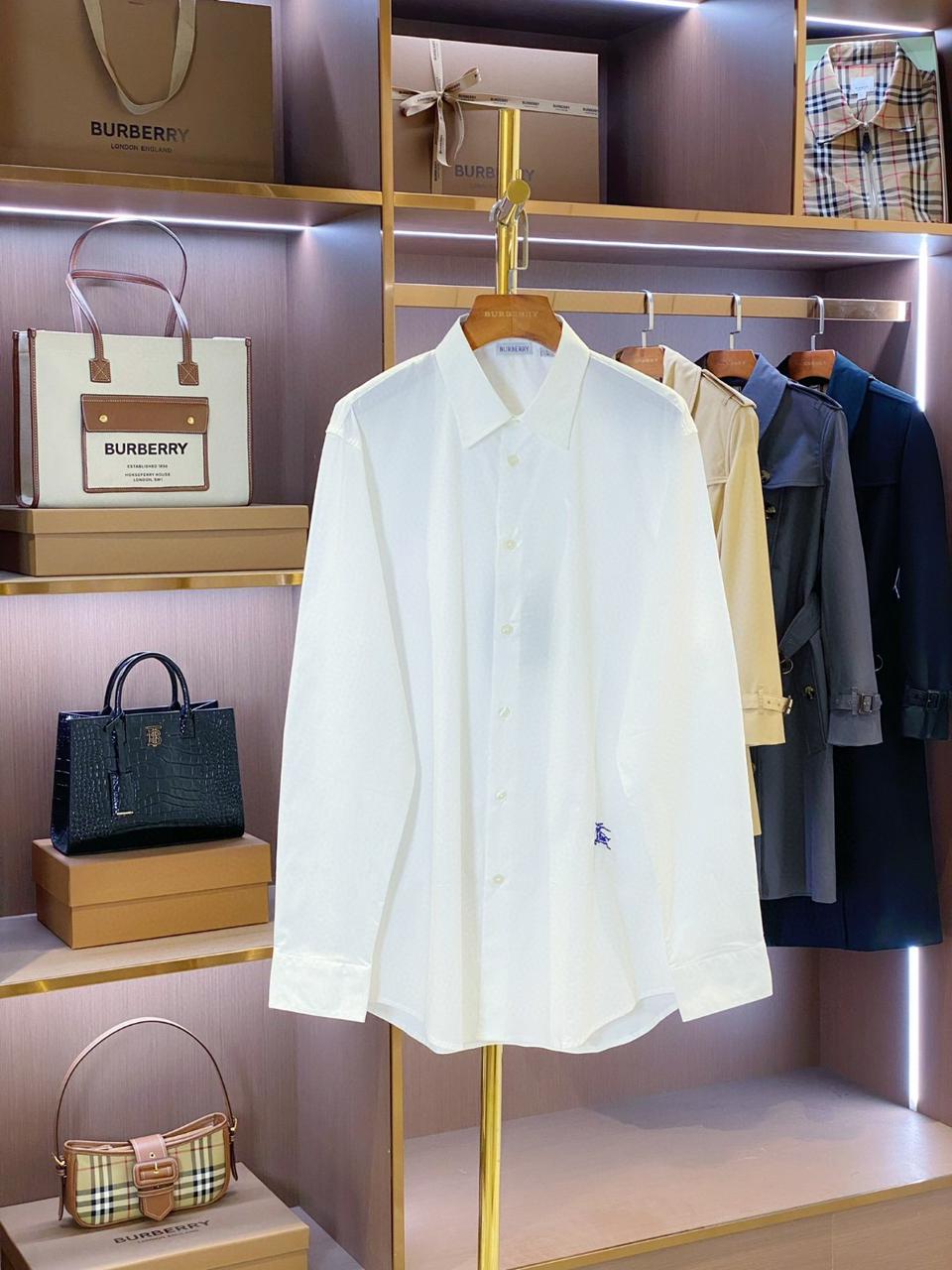 Minimal Logo Formal Shirt