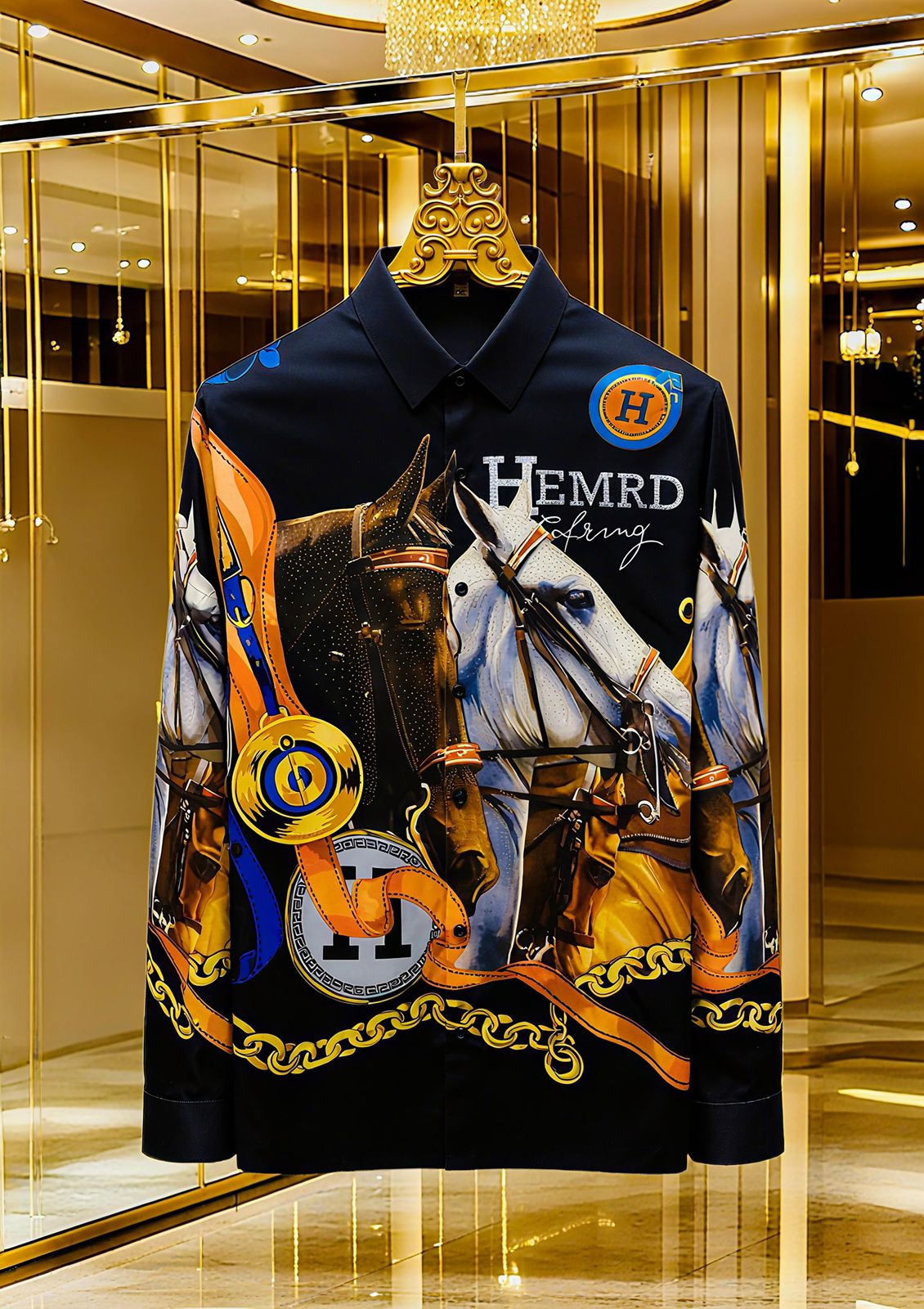Royal Luxe Korean Party Shirt