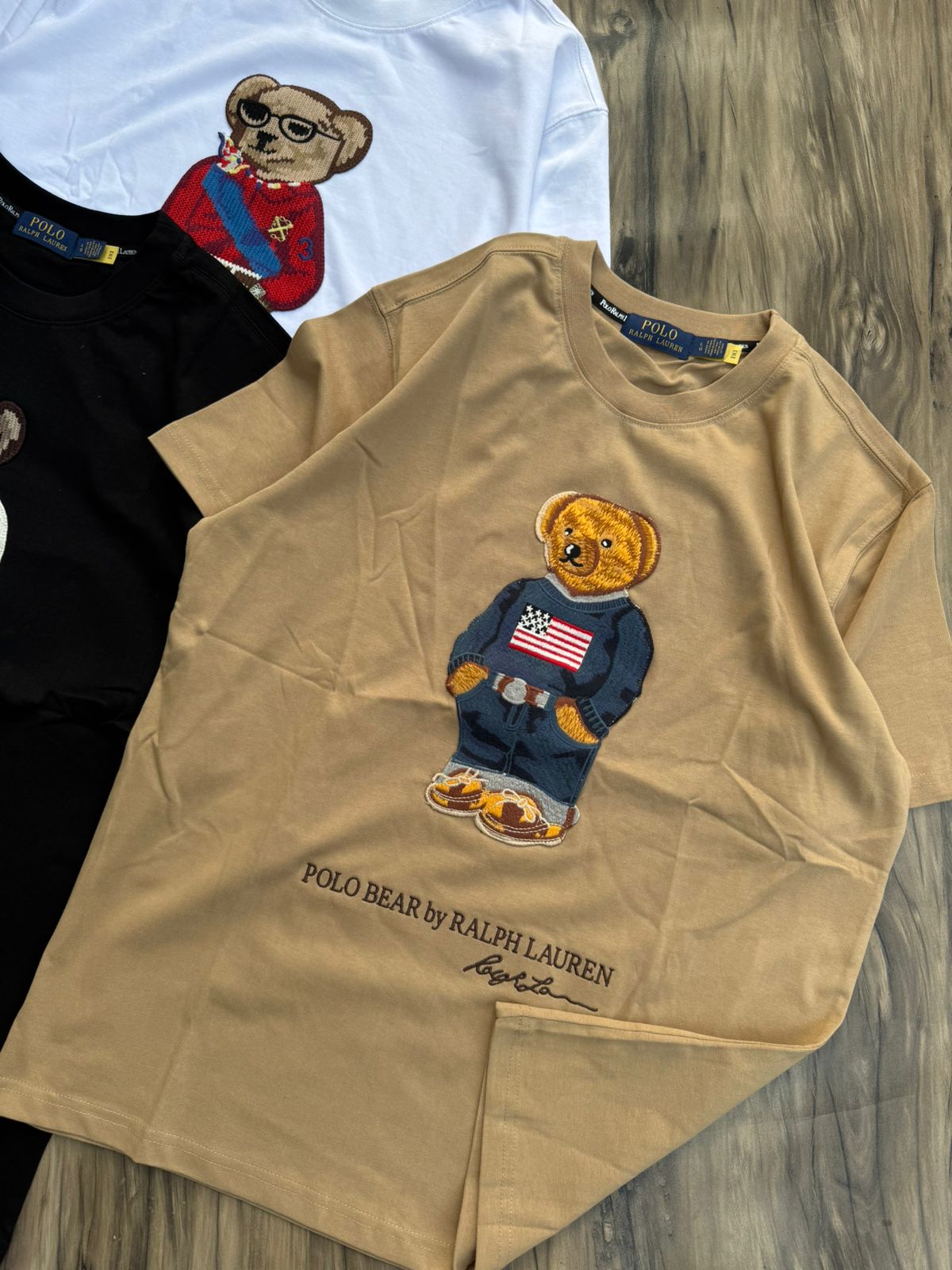 Teddy Bear Premium Embroidered T-Shirt