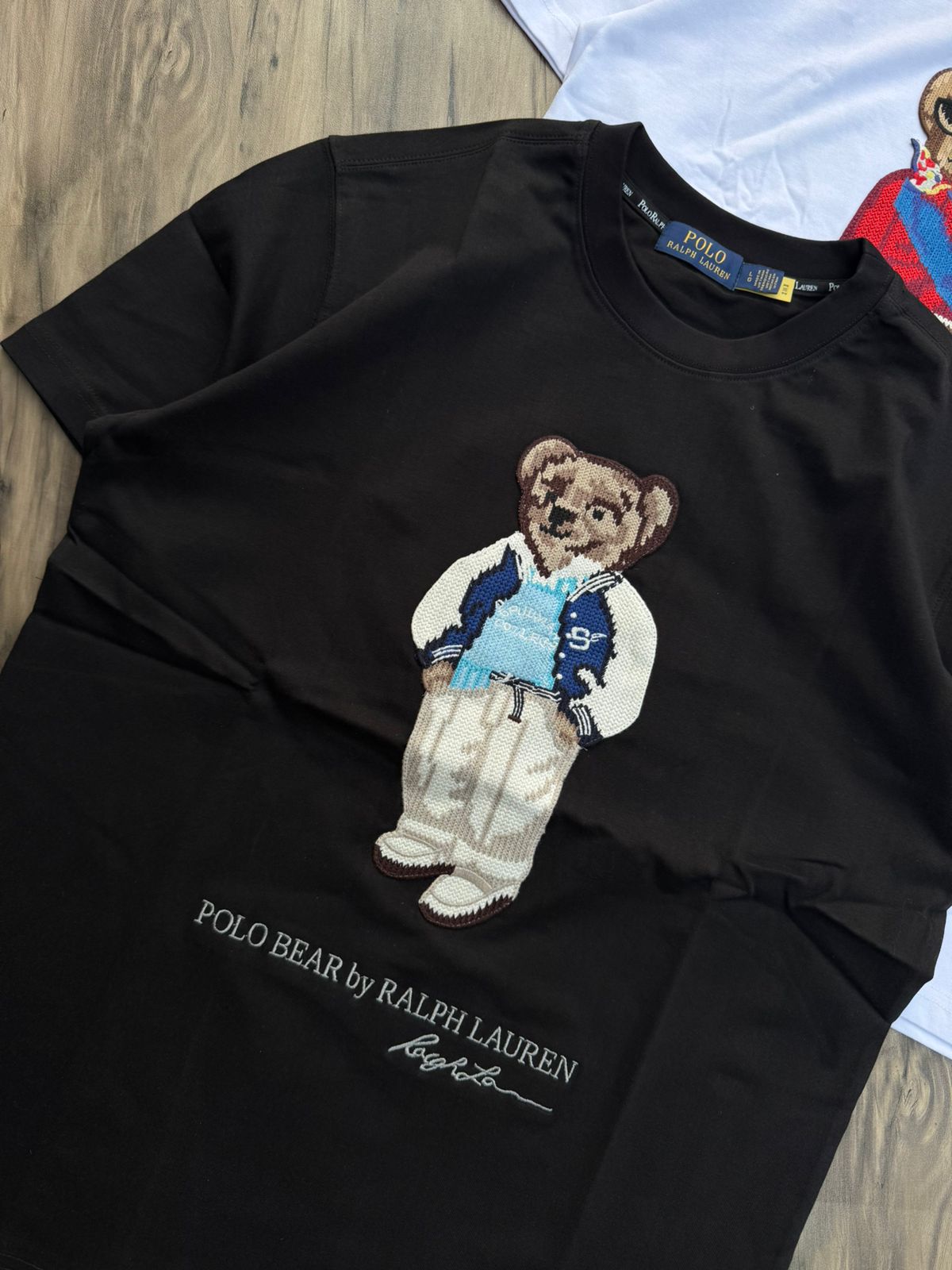 Teddy Bear Premium Embroidered T-Shirt