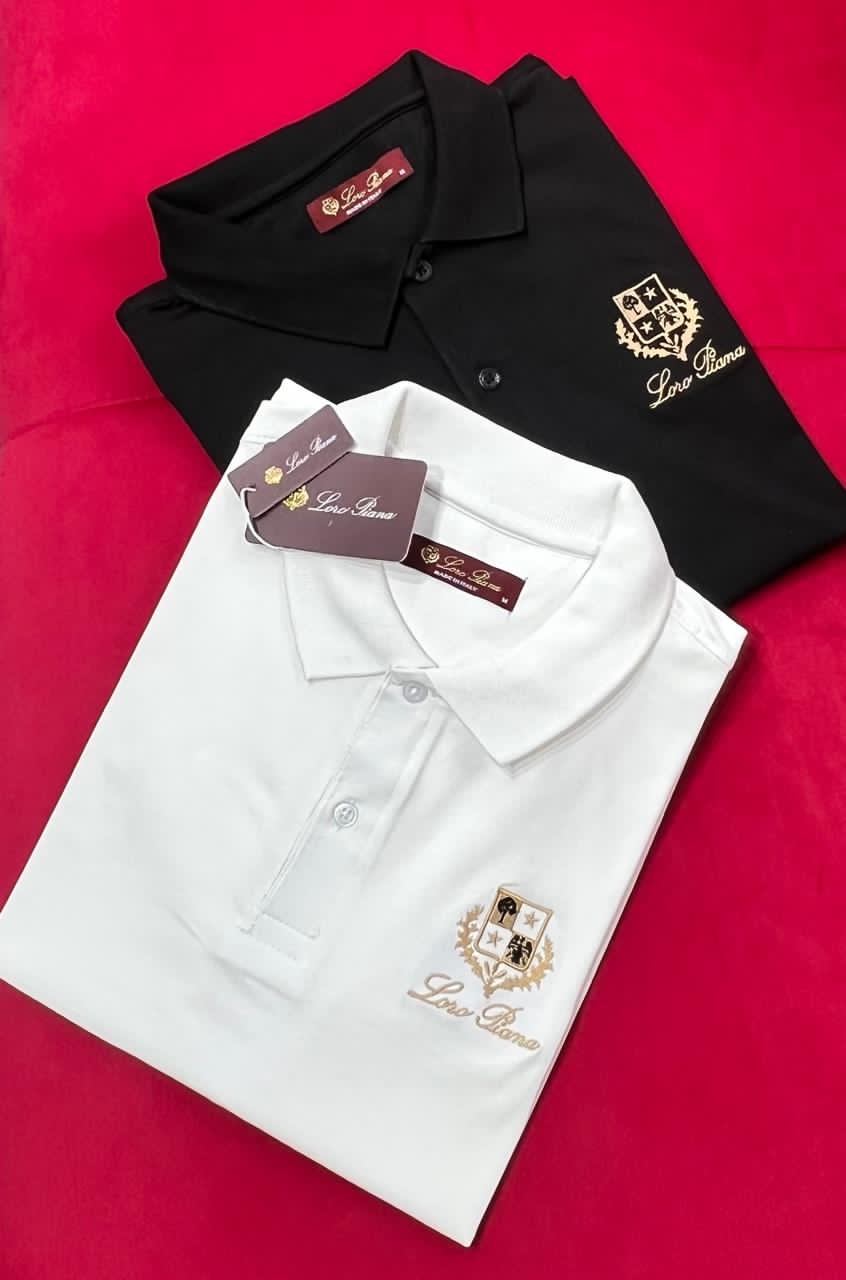 Crest Embroidered Premium Polo T-Shirt