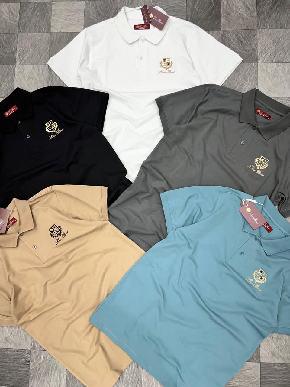 Crest Embroidered Premium Polo T-Shirt