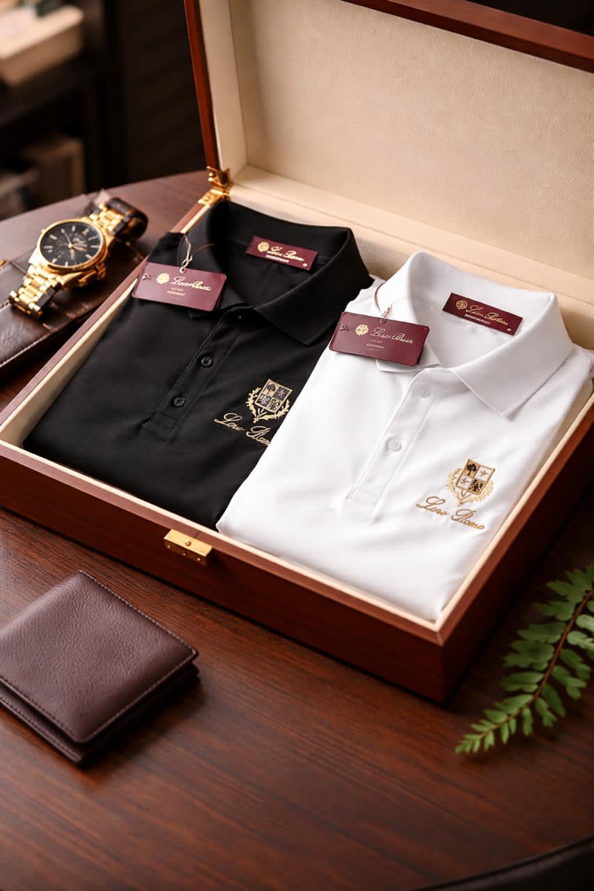 Crest Embroidered Premium Polo T-Shirt