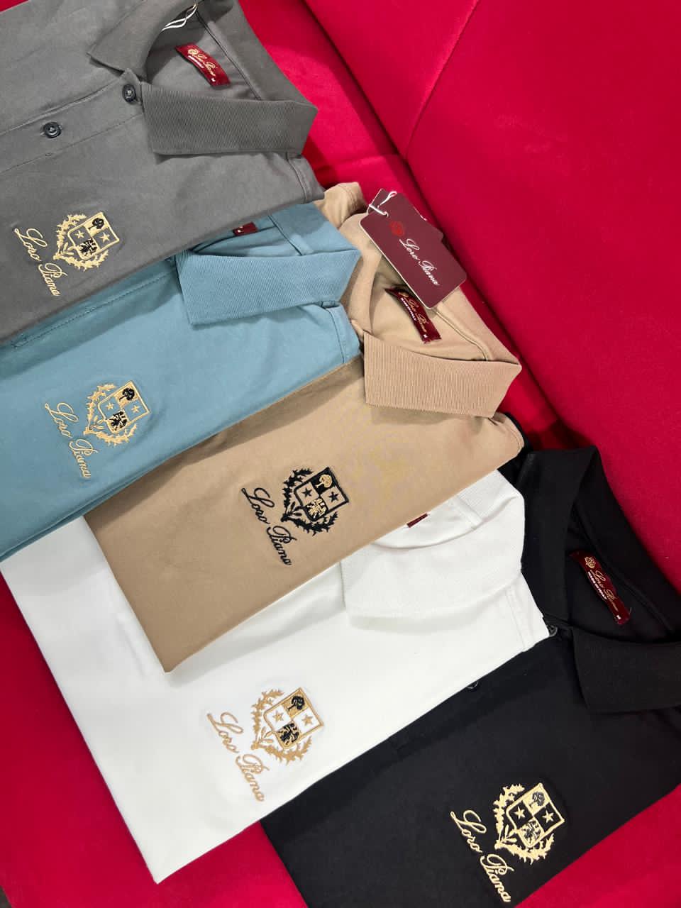 Crest Embroidered Premium Polo T-Shirt