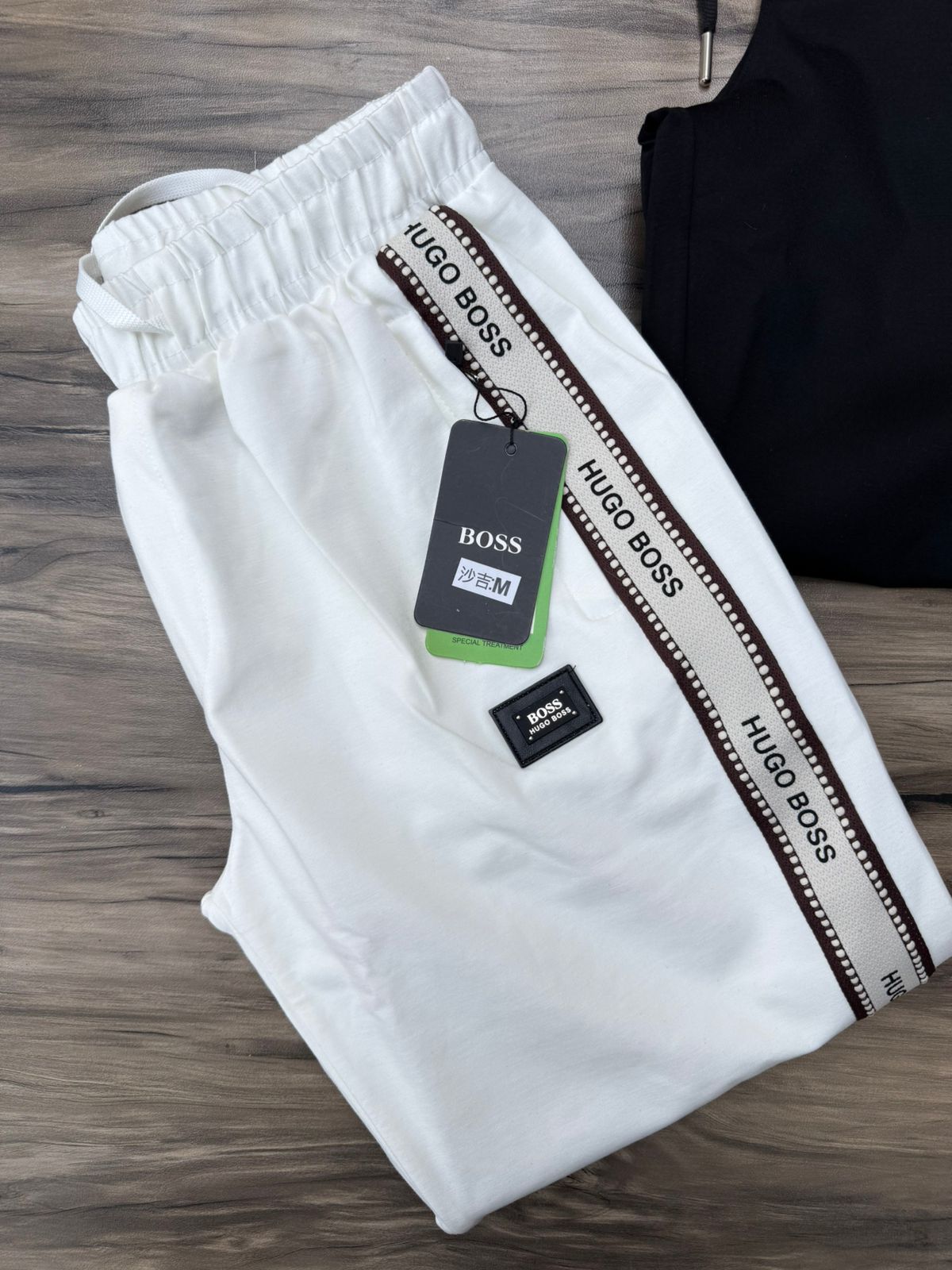 Luxury Korean Side-Tape Stretch Trackpants