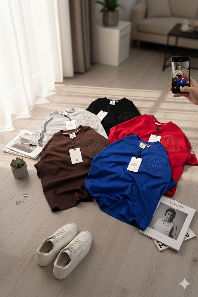 Premium Drop-Shoulder Crew Neck T-Shirt