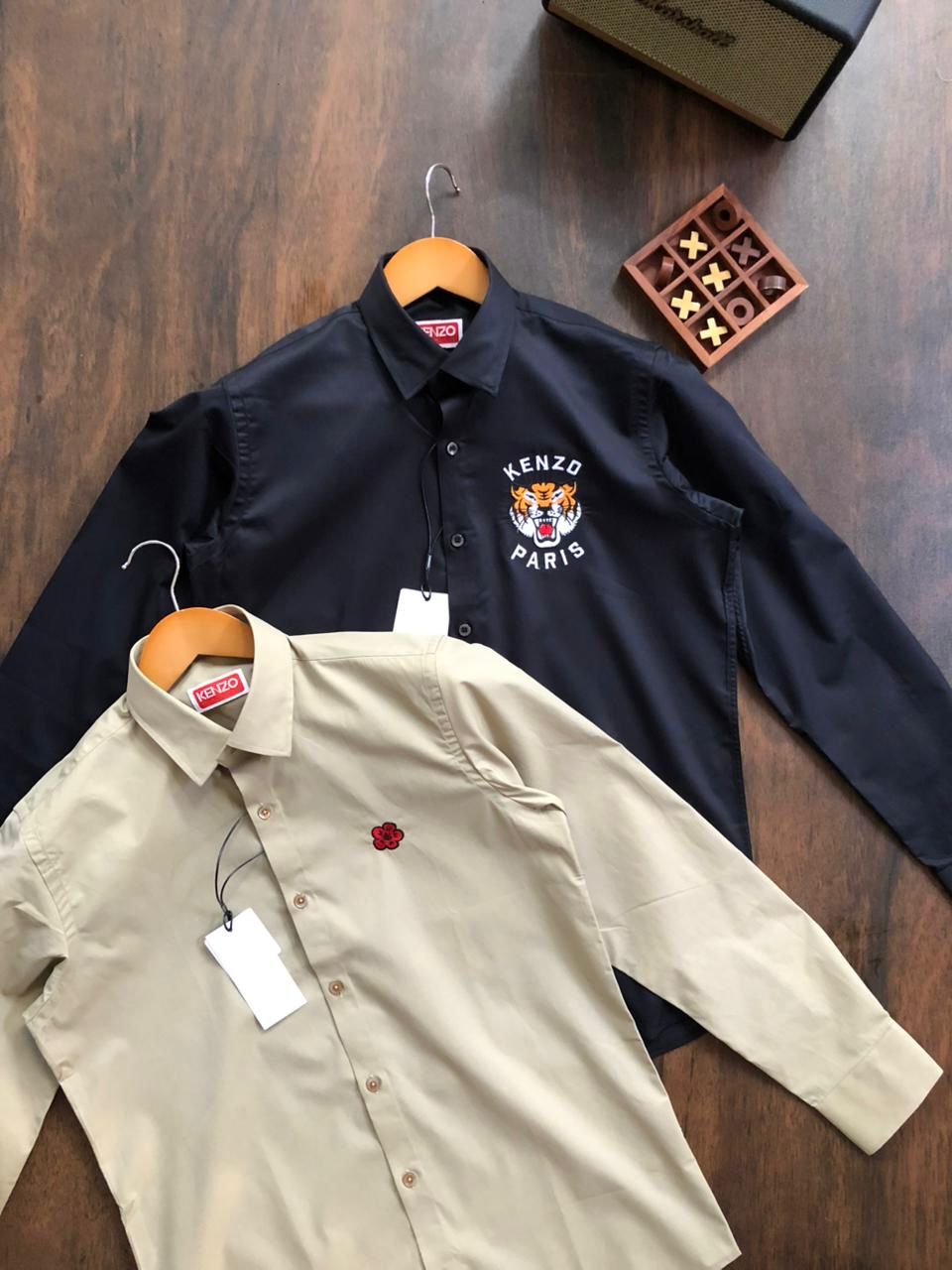 Premium Korean Cotton Embroidered Shirt
