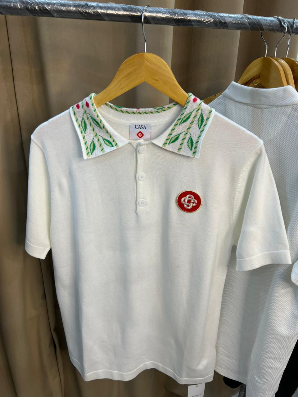 Premium Knit Zip Polo Shirt