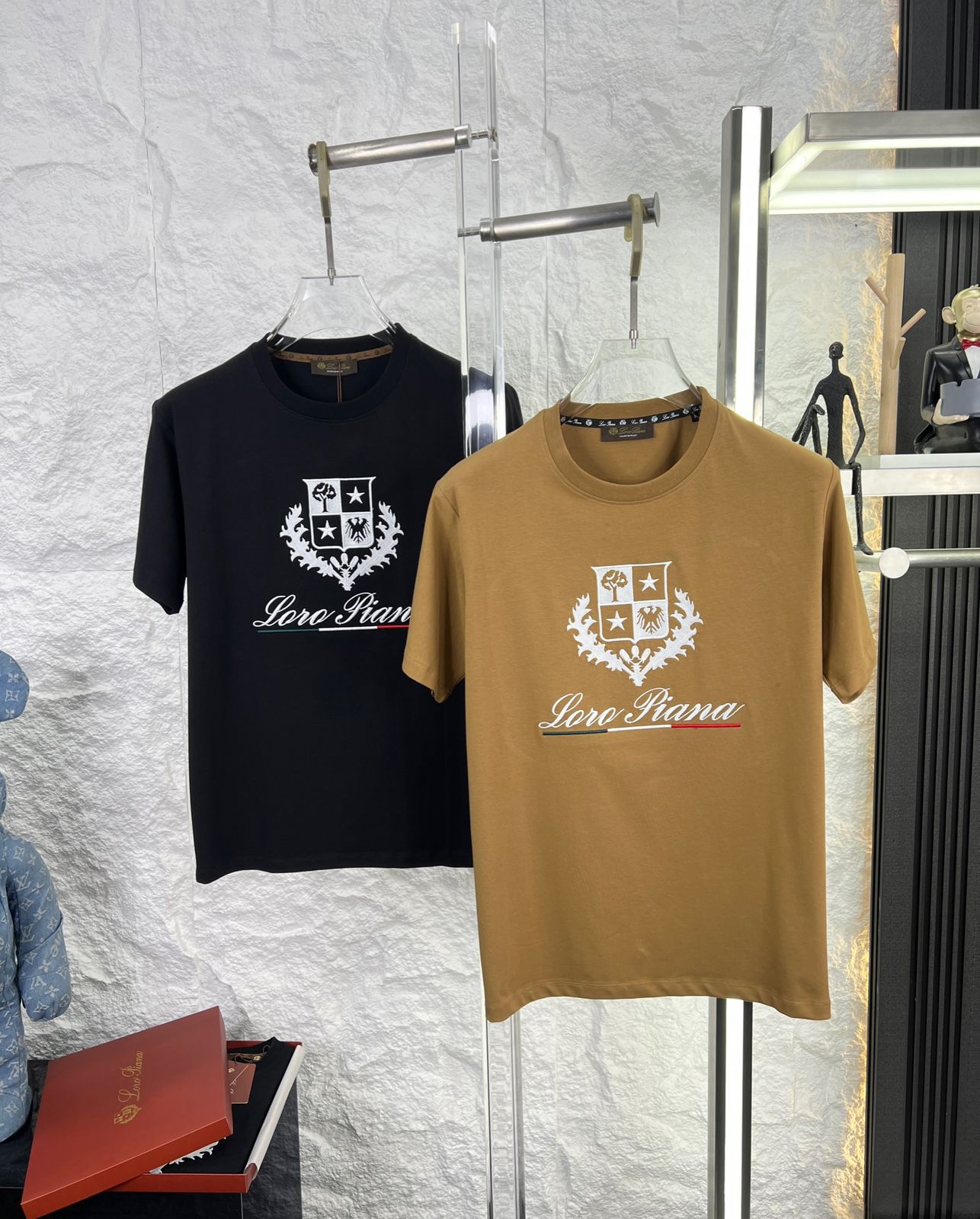 Premium Crest Logo Cotton T-Shirt