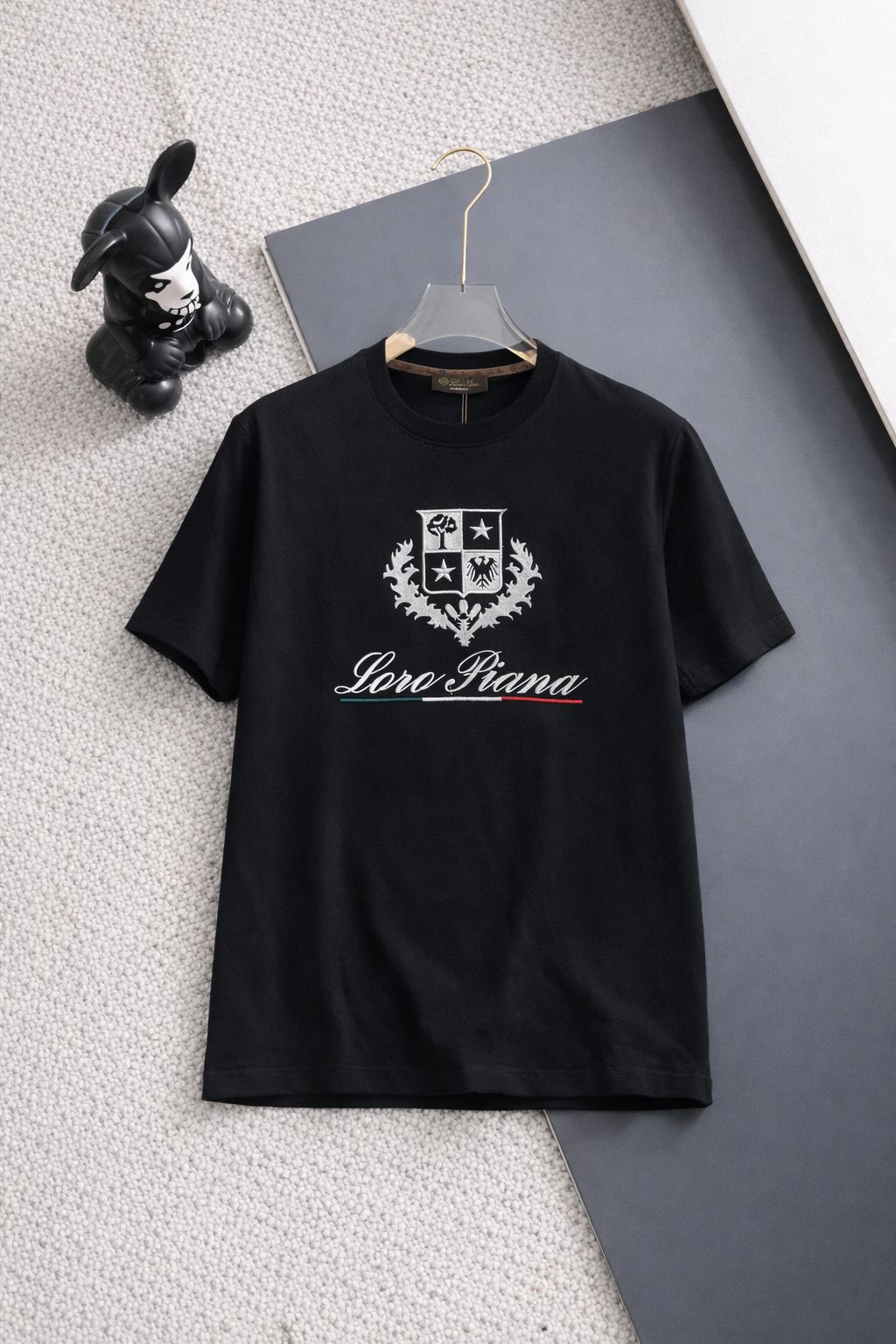 Premium Crest Logo Cotton T-Shirt