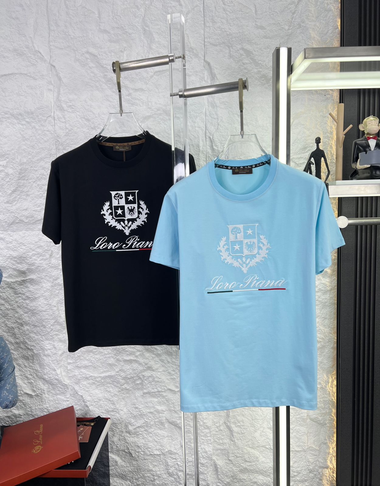 Premium Crest Logo Cotton T-Shirt