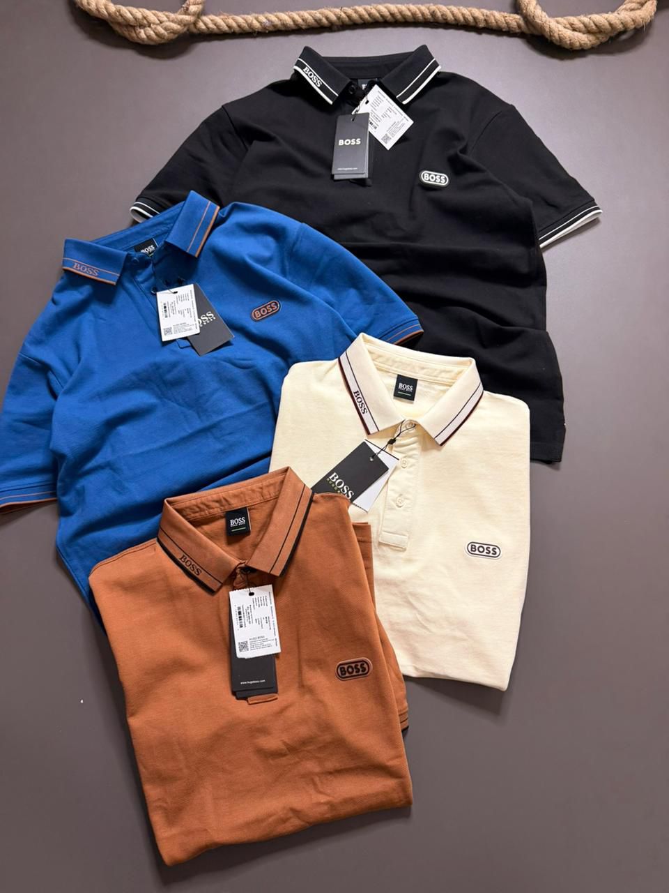 Premium Matty Lycra Signature Tape Polo