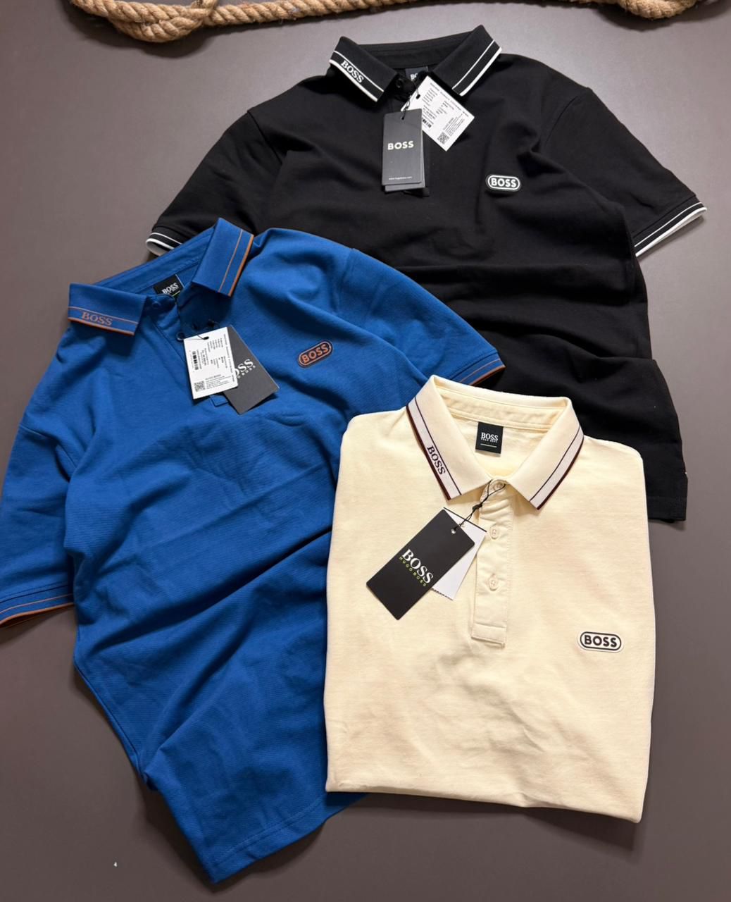 Premium Matty Lycra Signature Tape Polo