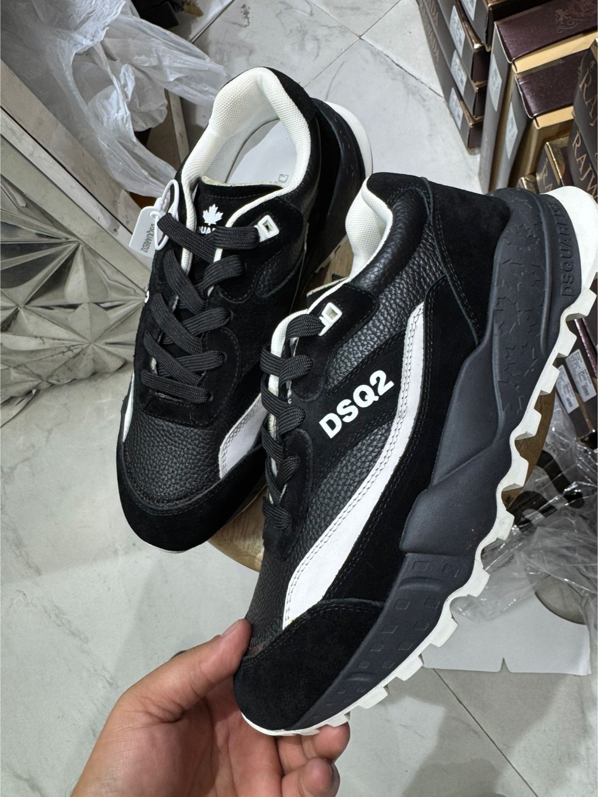Premium Leather Luxury Sneakers – Limited Edition