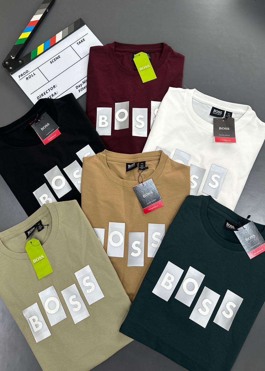 Premium Oversized Block Logo Tee