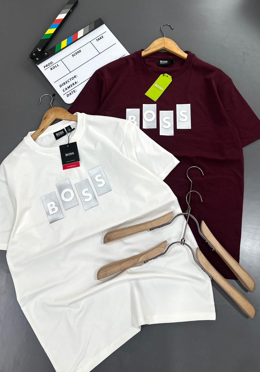 Premium Oversized Block Logo Tee
