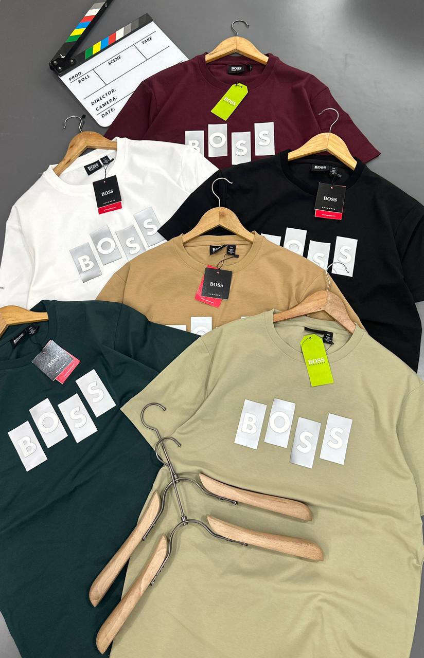 Premium Oversized Block Logo Tee