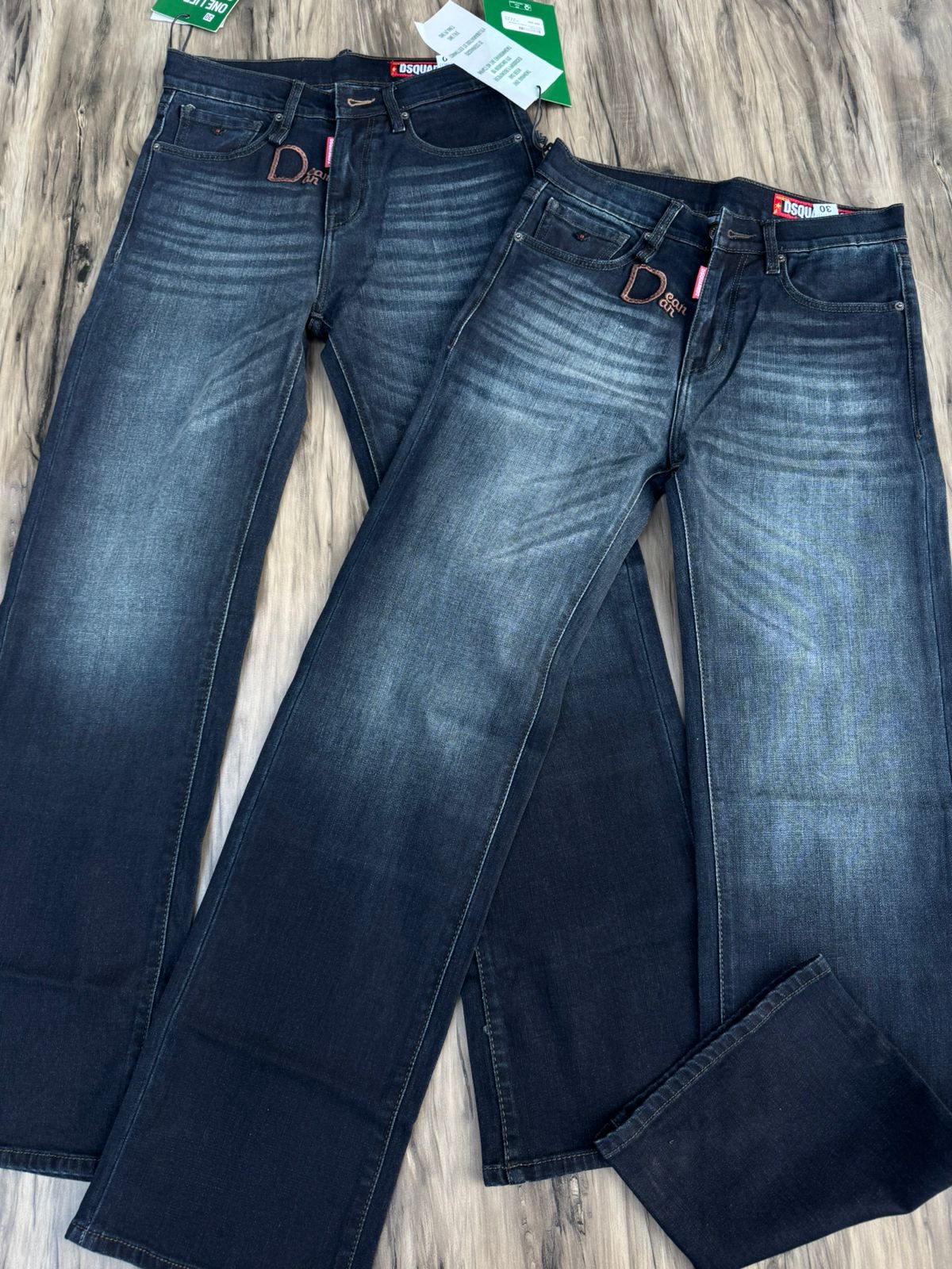 Premium Embroidered Relaxed Fit Stretch Denim Jeans