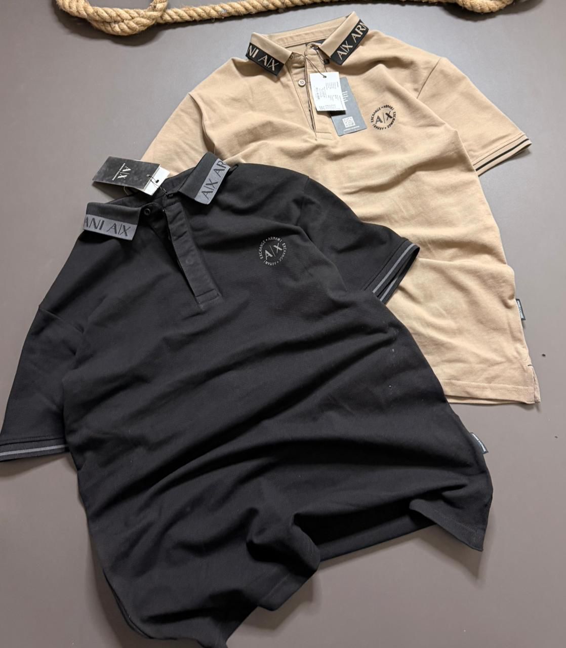 Premium Collar Logo Cotton Matty Lycra Polo T-Shirt