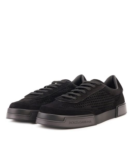 Luxury Perforated Leather Sneakers