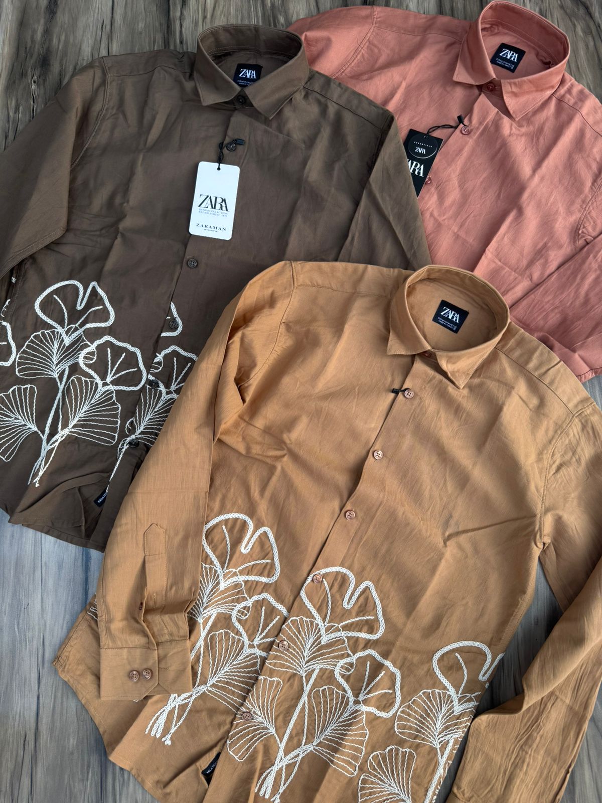 Summer Signature Embroidered Linen Shirt
