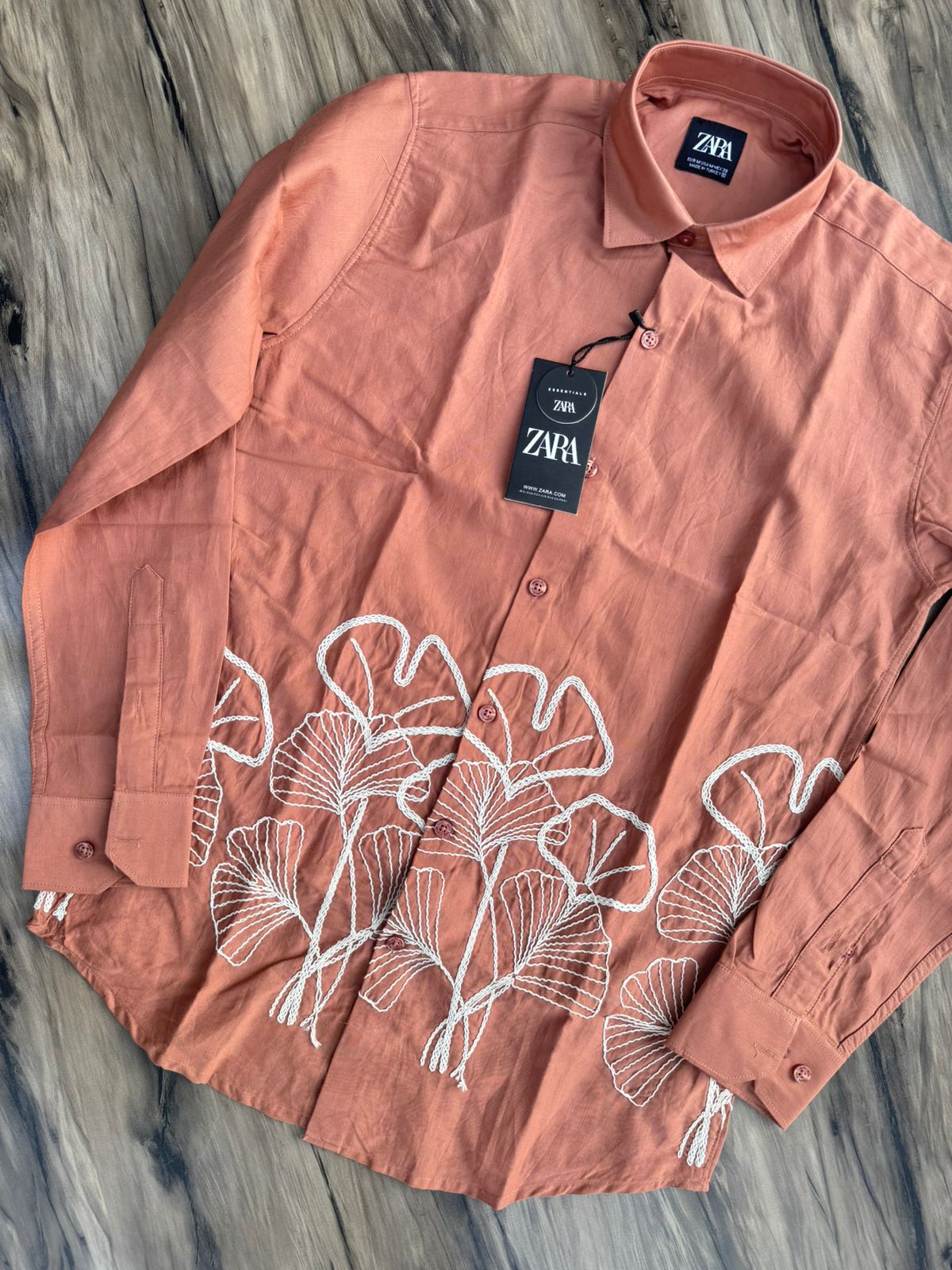 Summer Signature Embroidered Linen Shirt