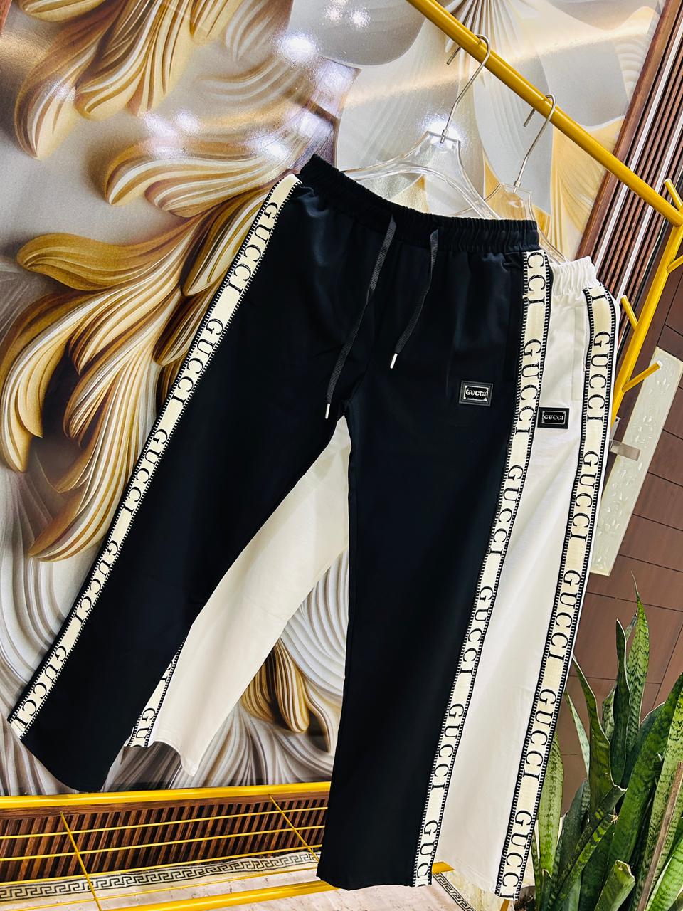 Luxury Side Tape Korean Trackpants