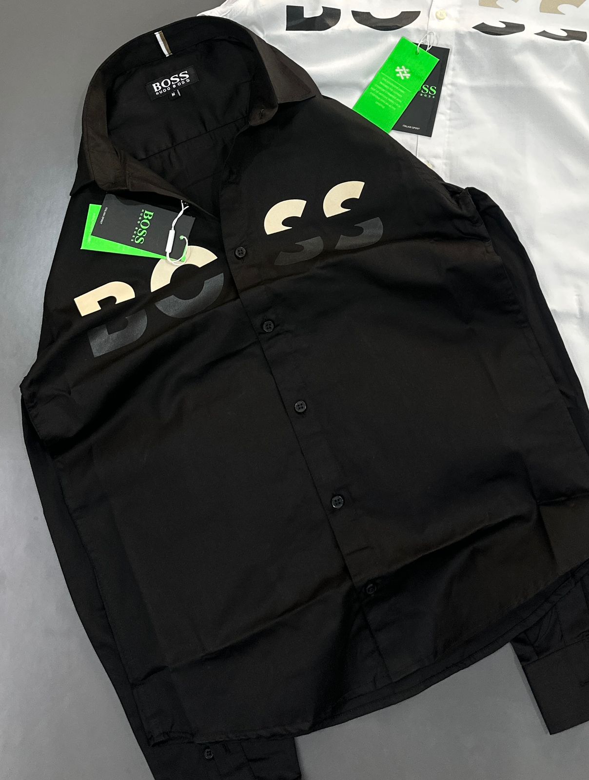 Signature Logo Print Cotton Shirt