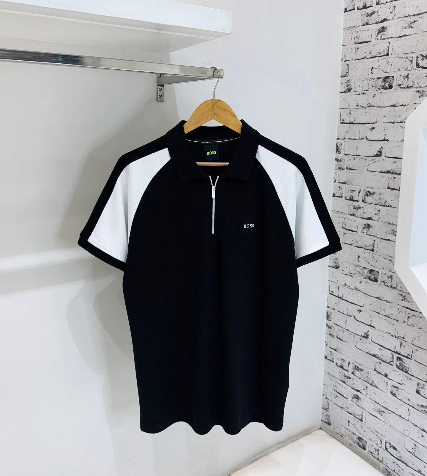 Elite Zipline Contrast Polo