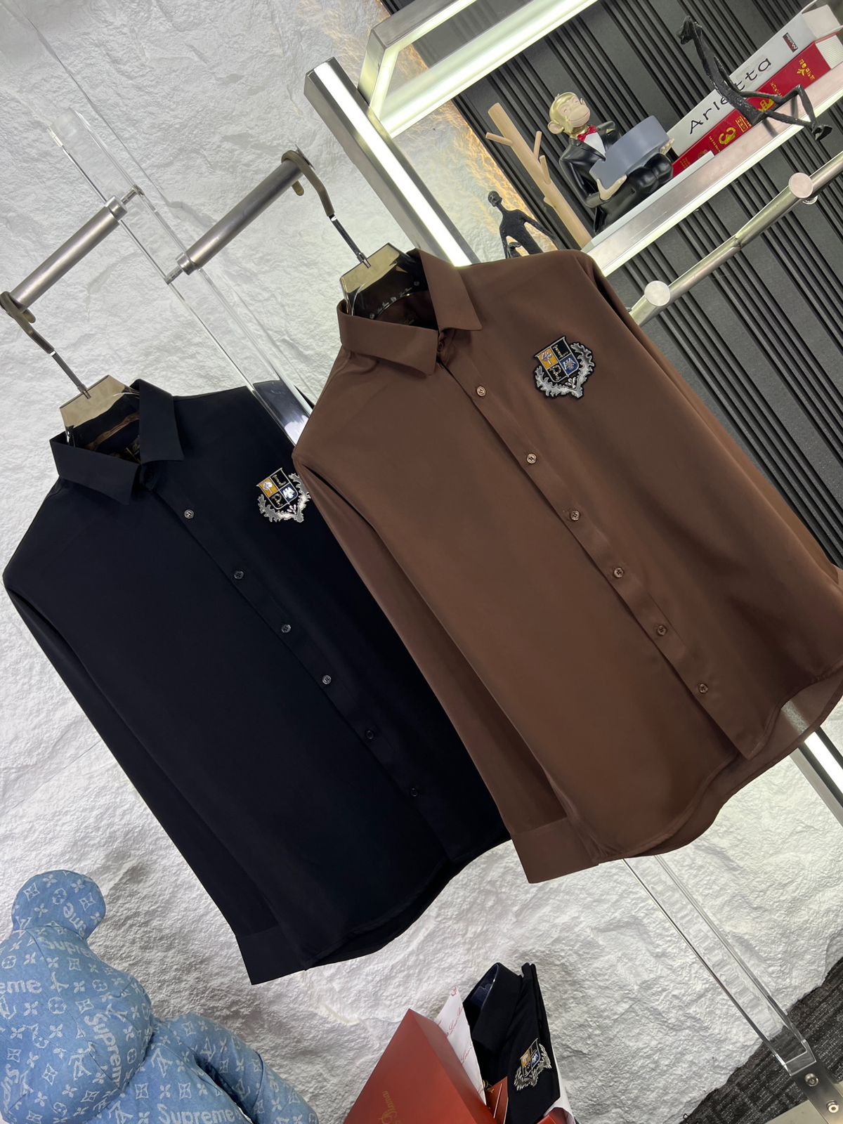 Regal Crest Korean Collar Shirt